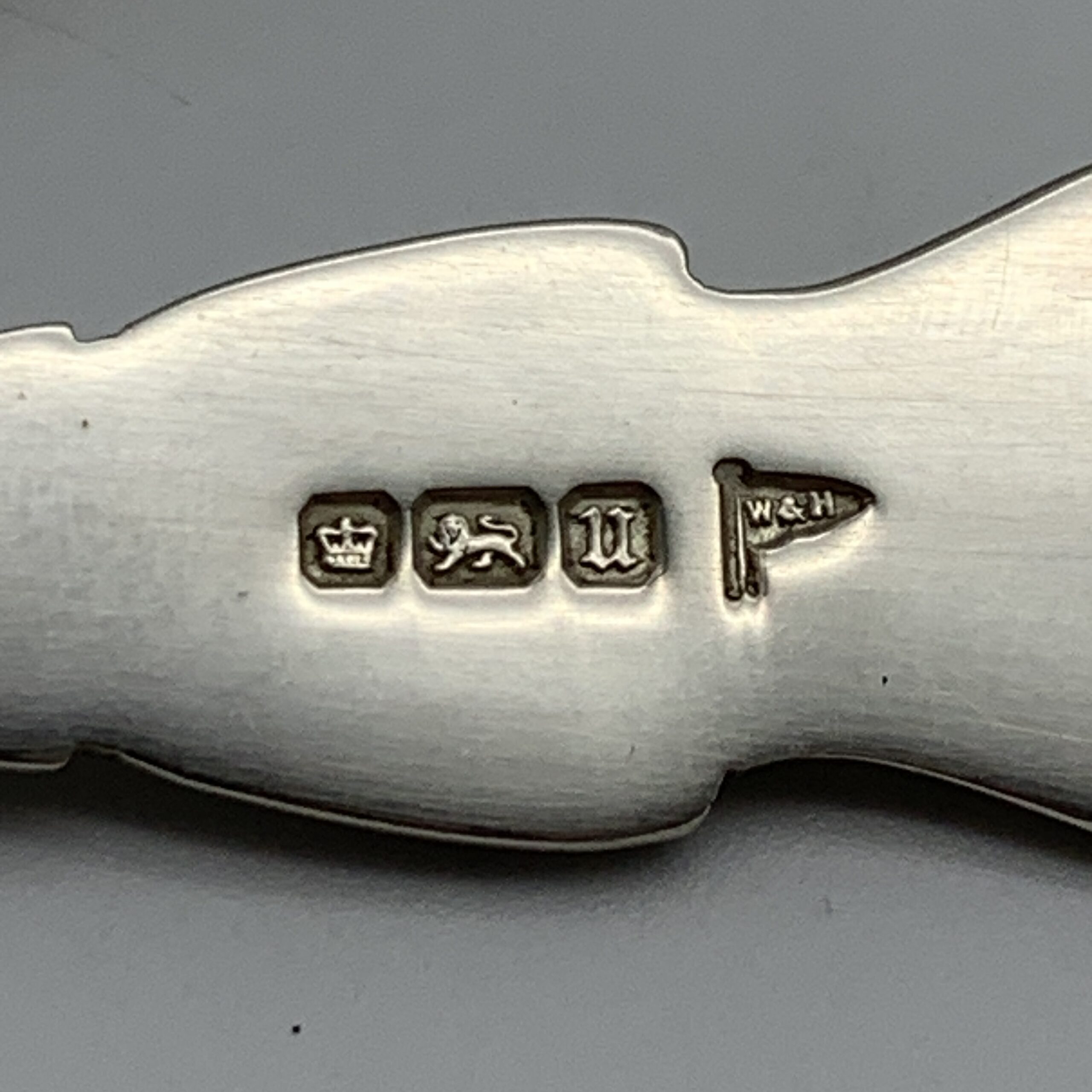 Antique Cased Silver Christening Spoon & Fork Set - Image 7