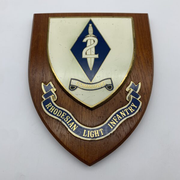 Early ‘Rhodesian Light Infantry’ Plaque (2 Commando)