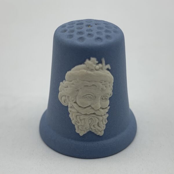 Blue Wedgwood ‘1983 Christmas’ Thimble