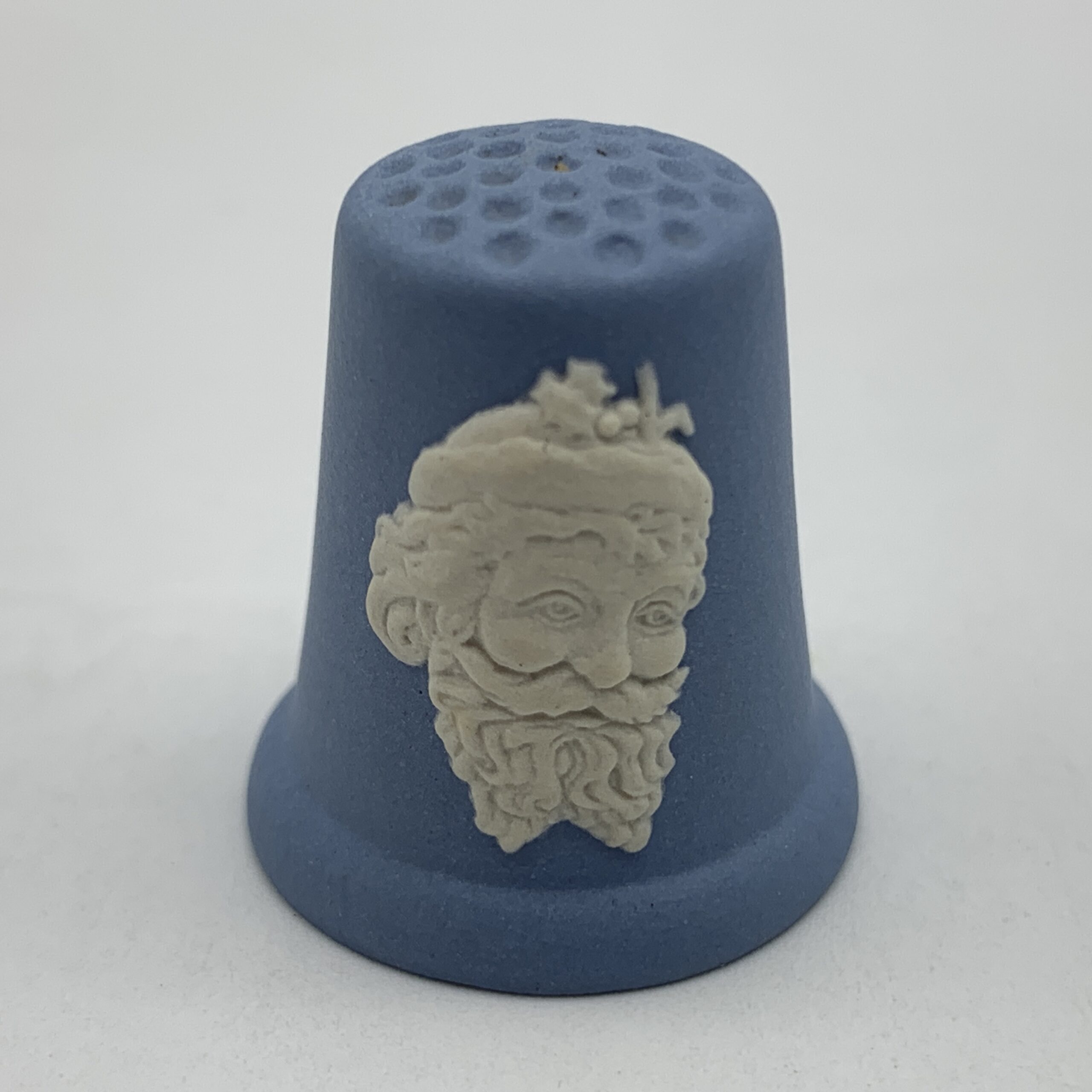Blue Wedgwood ‘1983 Christmas’ Thimble
