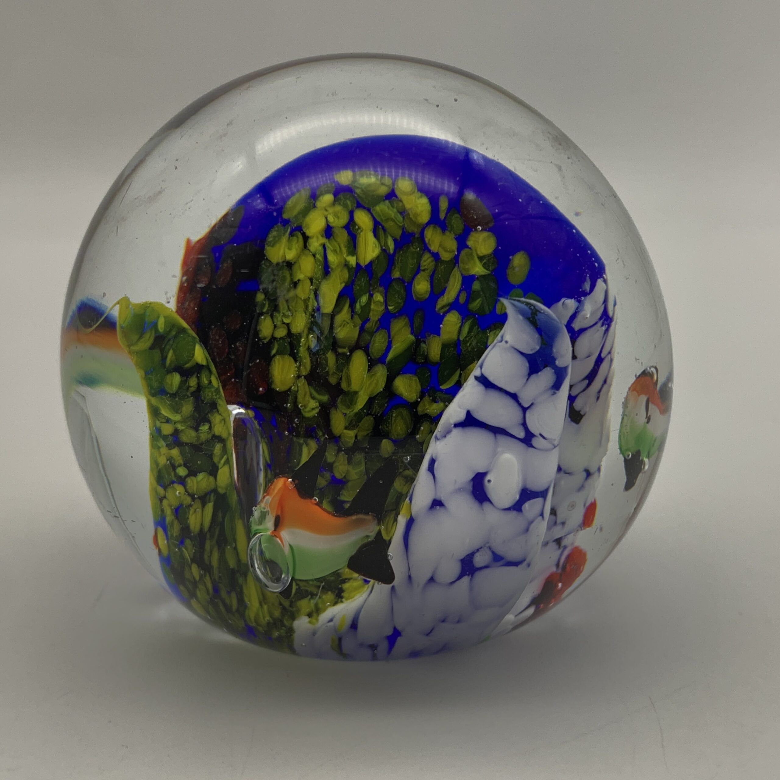 Art Glass ‘Fishbowl’ Paperweight - Image 4