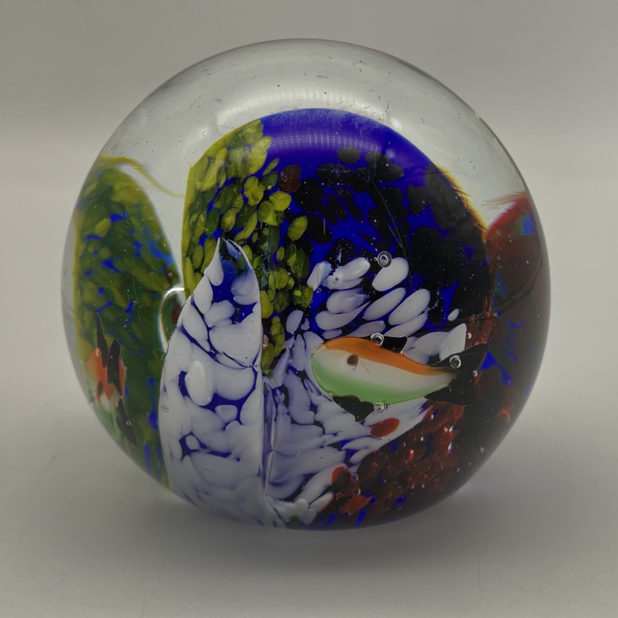 Art Glass ‘Fishbowl’ Paperweight