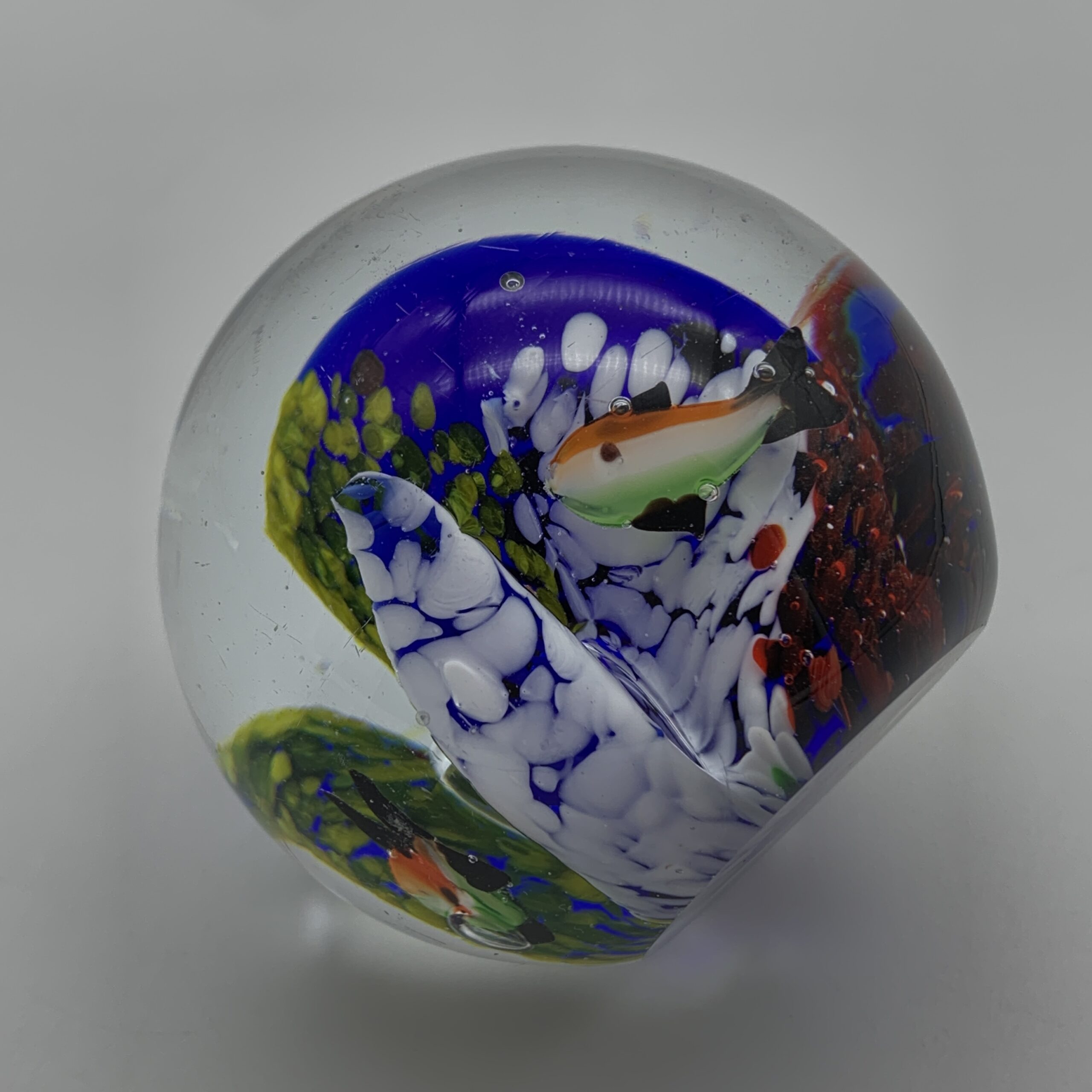 Art Glass ‘Fishbowl’ Paperweight - Image 3