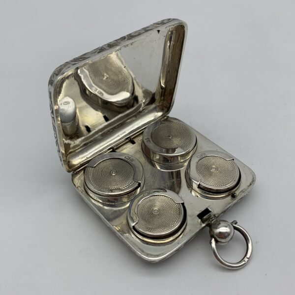 Rare Antique Silver ‘Four Coin’ Sovereign Case (1904)