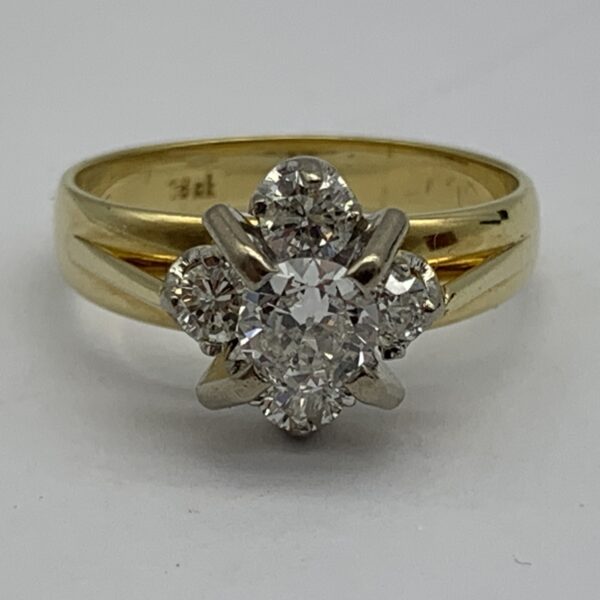 Vintage 18ct Gold & Diamond Ring