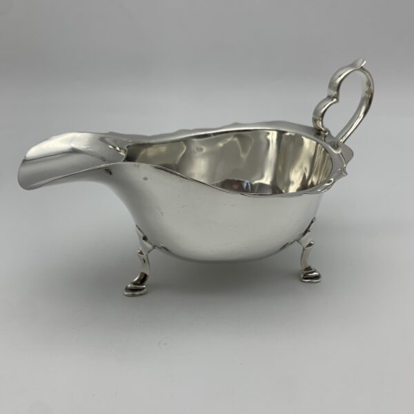 Antique Solid Silver Sauce Boat (1923)