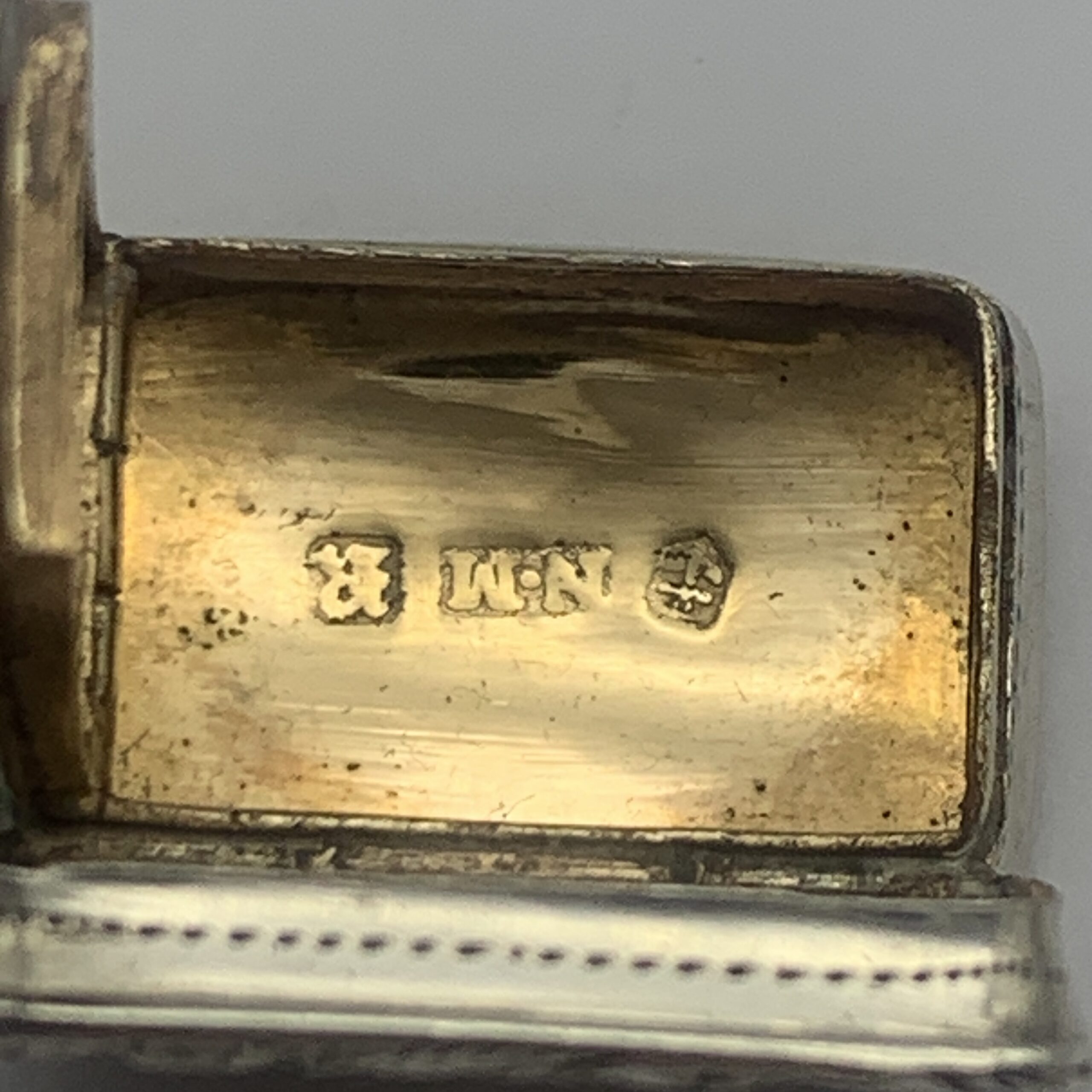 Early Victorian Silver Vinaigrette (Nathaniel Mills) - Image 8