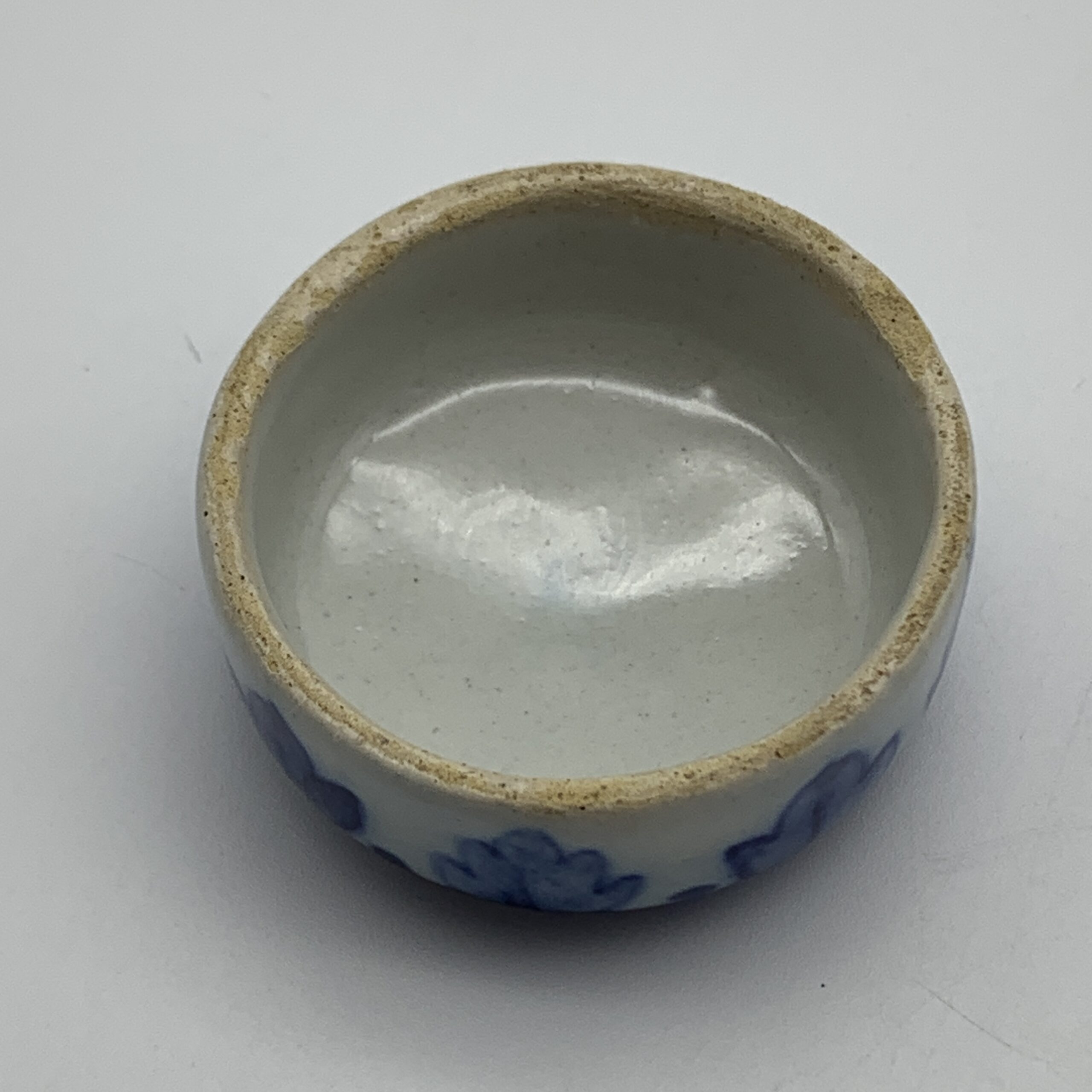 Antique Chinese Blue & White Tea Caddy (Signed) - Image 3