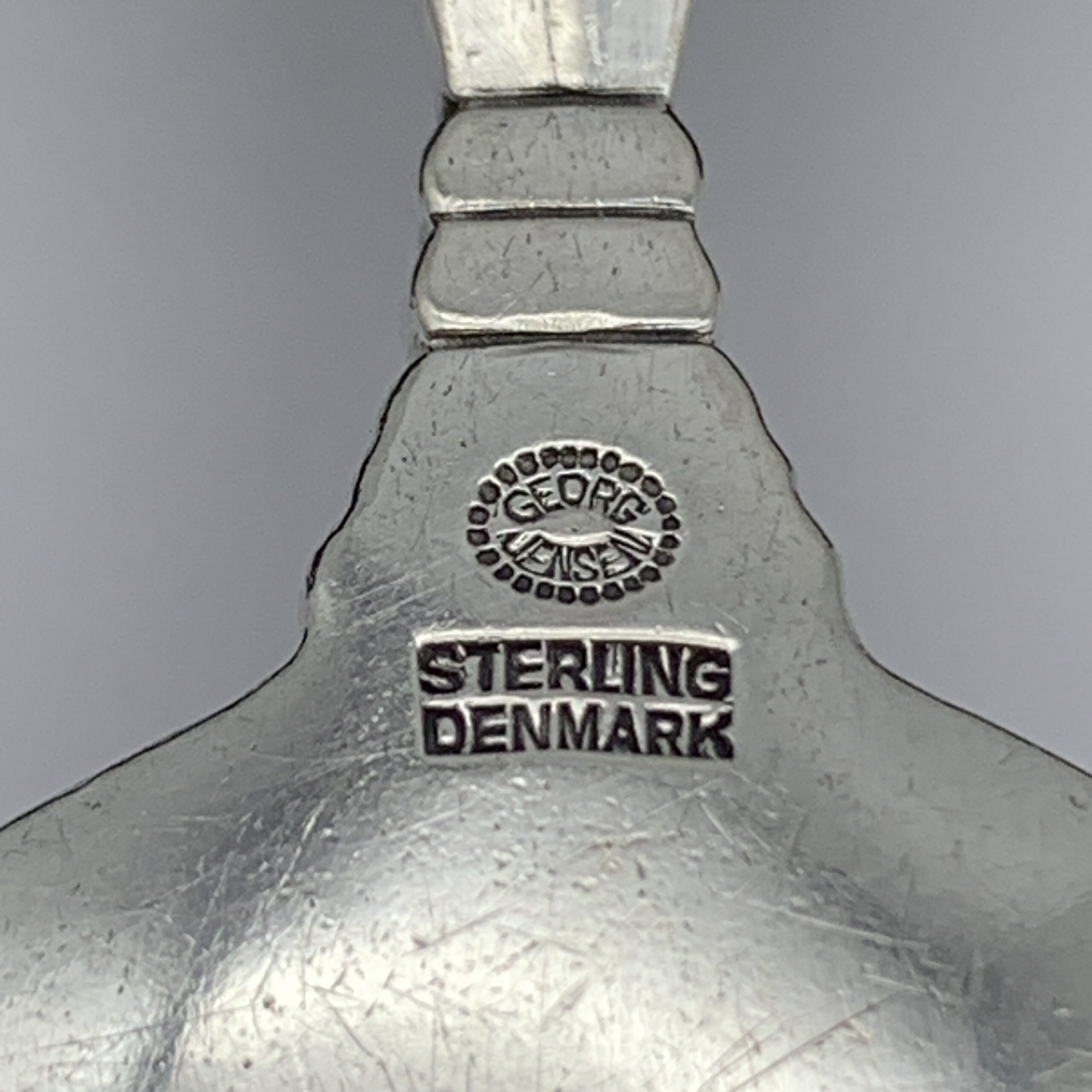 Vintage Silver ‘Georg Jensen’ Sugar Spoon (Acanthus) - Image 6