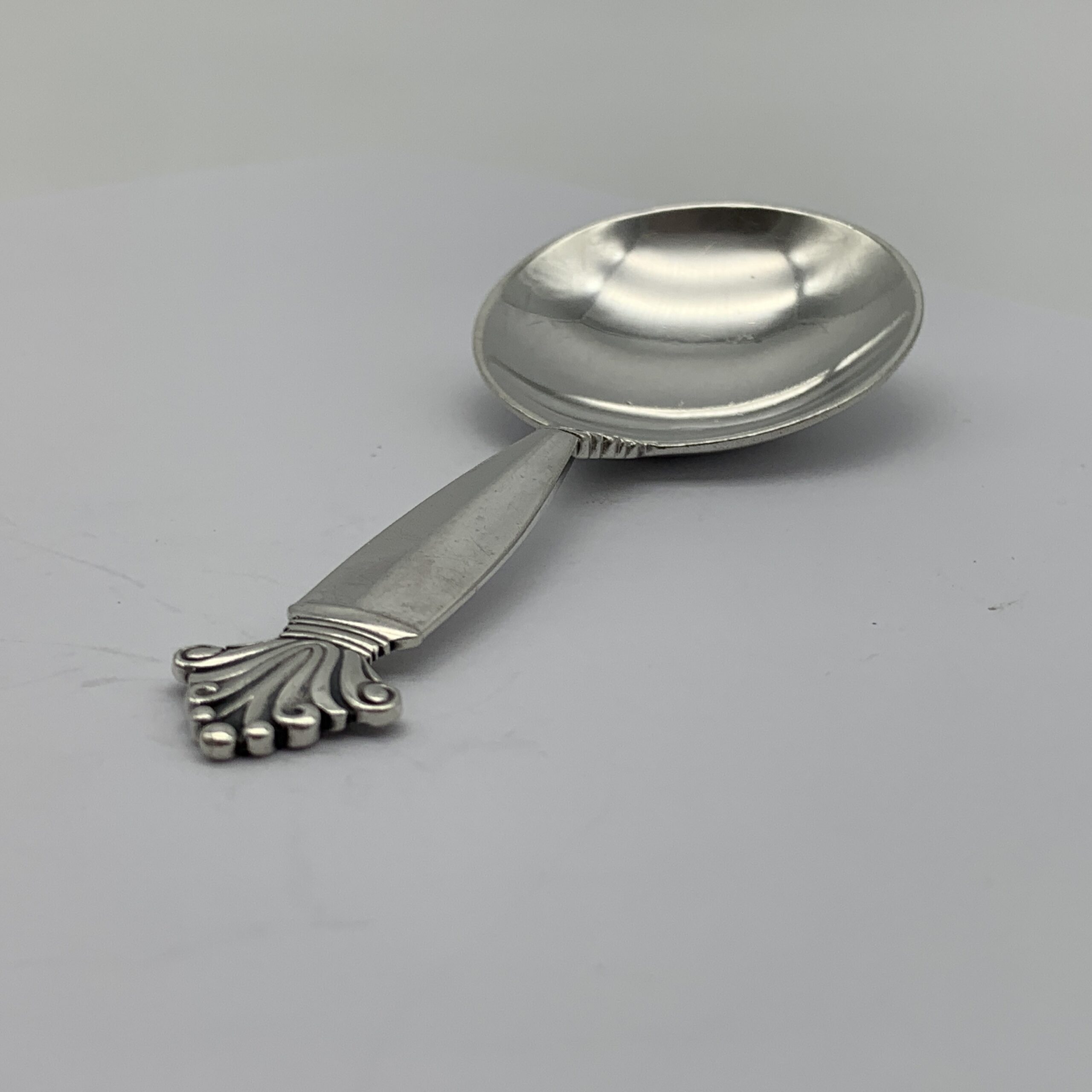 Vintage Silver ‘Georg Jensen’ Sugar Spoon (Acanthus) - Image 4