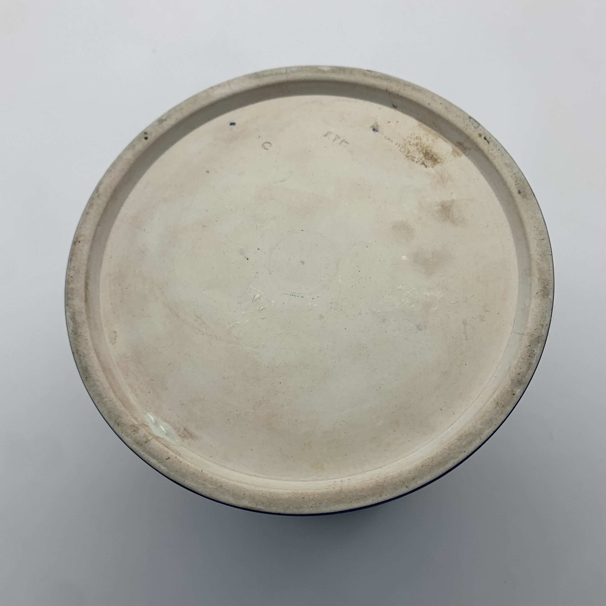 Antique Blue Wedgwood Jasperware Biscuit Barrel - Image 9