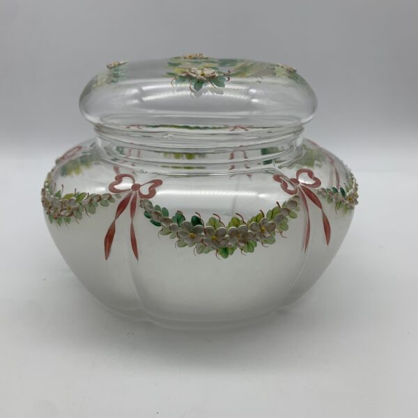 Vintage Venetian Moriage ‘Creazioni’ Art Glass Bowl & Cover