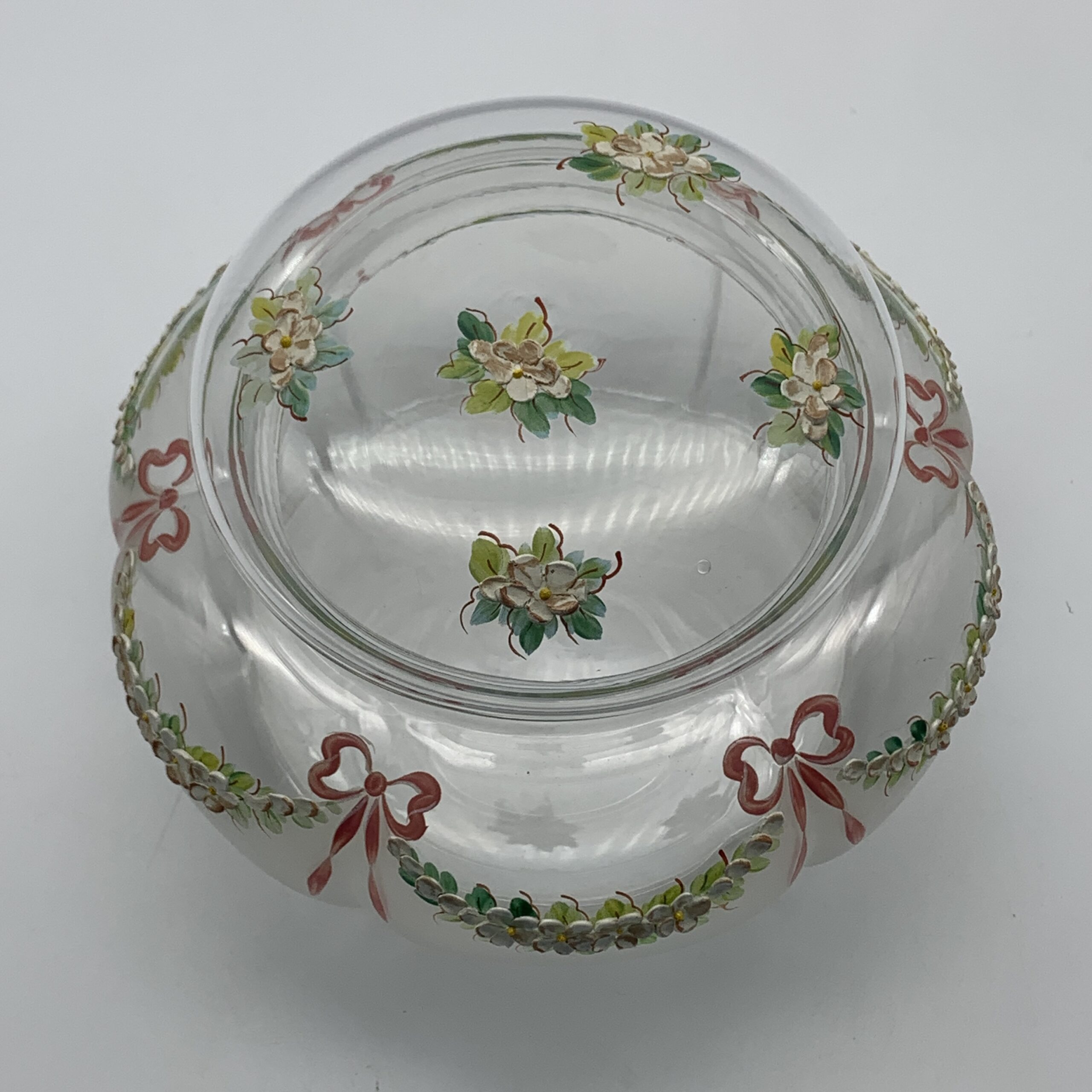 Vintage Venetian Moriage ‘Creazioni’ Art Glass Bowl & Cover - Image 4