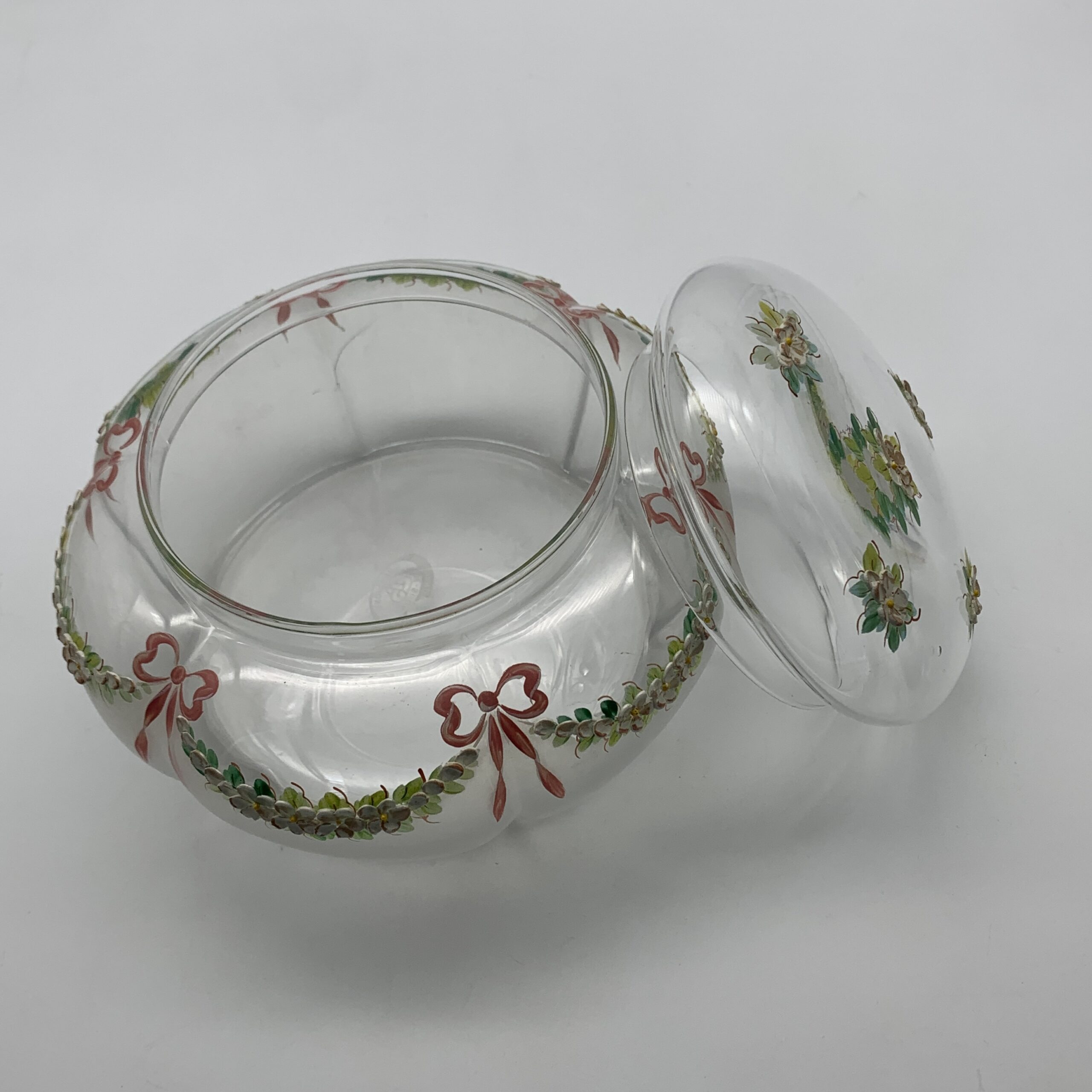 Vintage Venetian Moriage ‘Creazioni’ Art Glass Bowl & Cover - Image 2