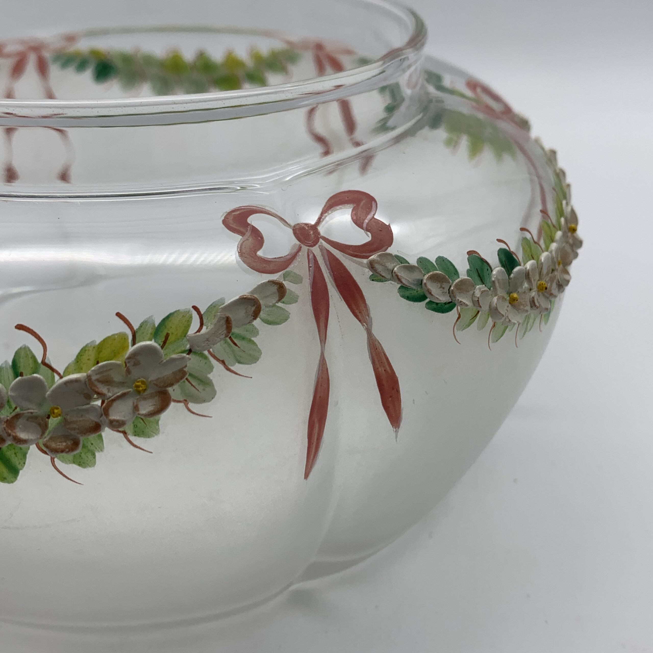 Vintage Venetian Moriage ‘Creazioni’ Art Glass Bowl & Cover - Image 3