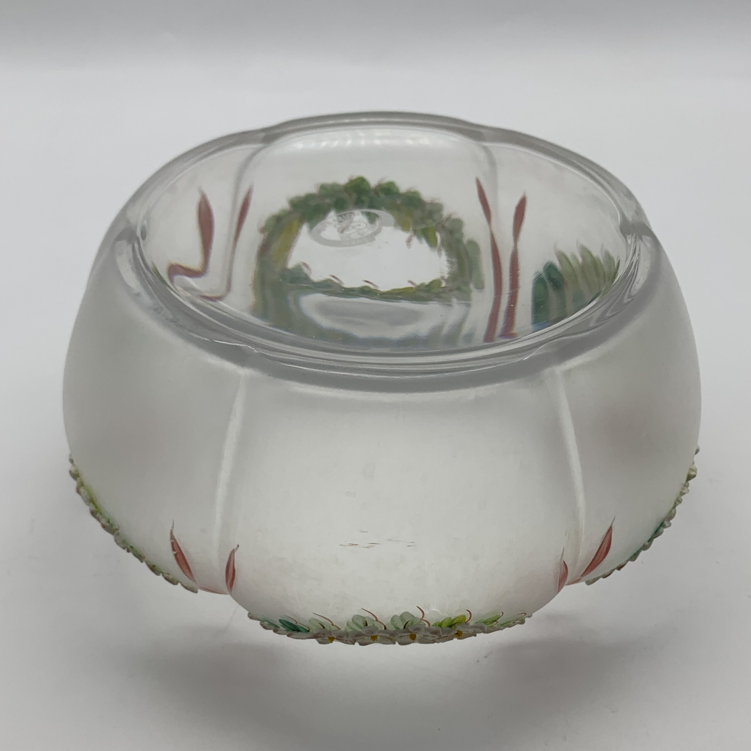 Vintage Venetian Moriage ‘Creazioni’ Art Glass Bowl & Cover - Image 5
