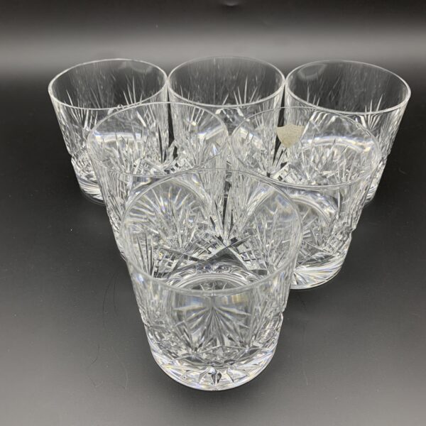 Six ‘Somerset Crystal’ Whisky Glasses