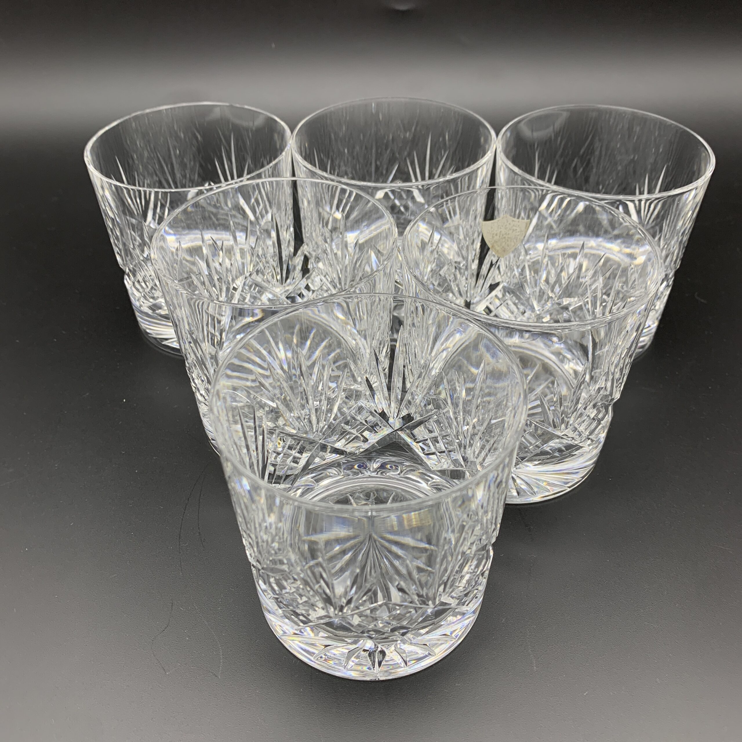 Six ‘Somerset Crystal’ Whisky Glasses