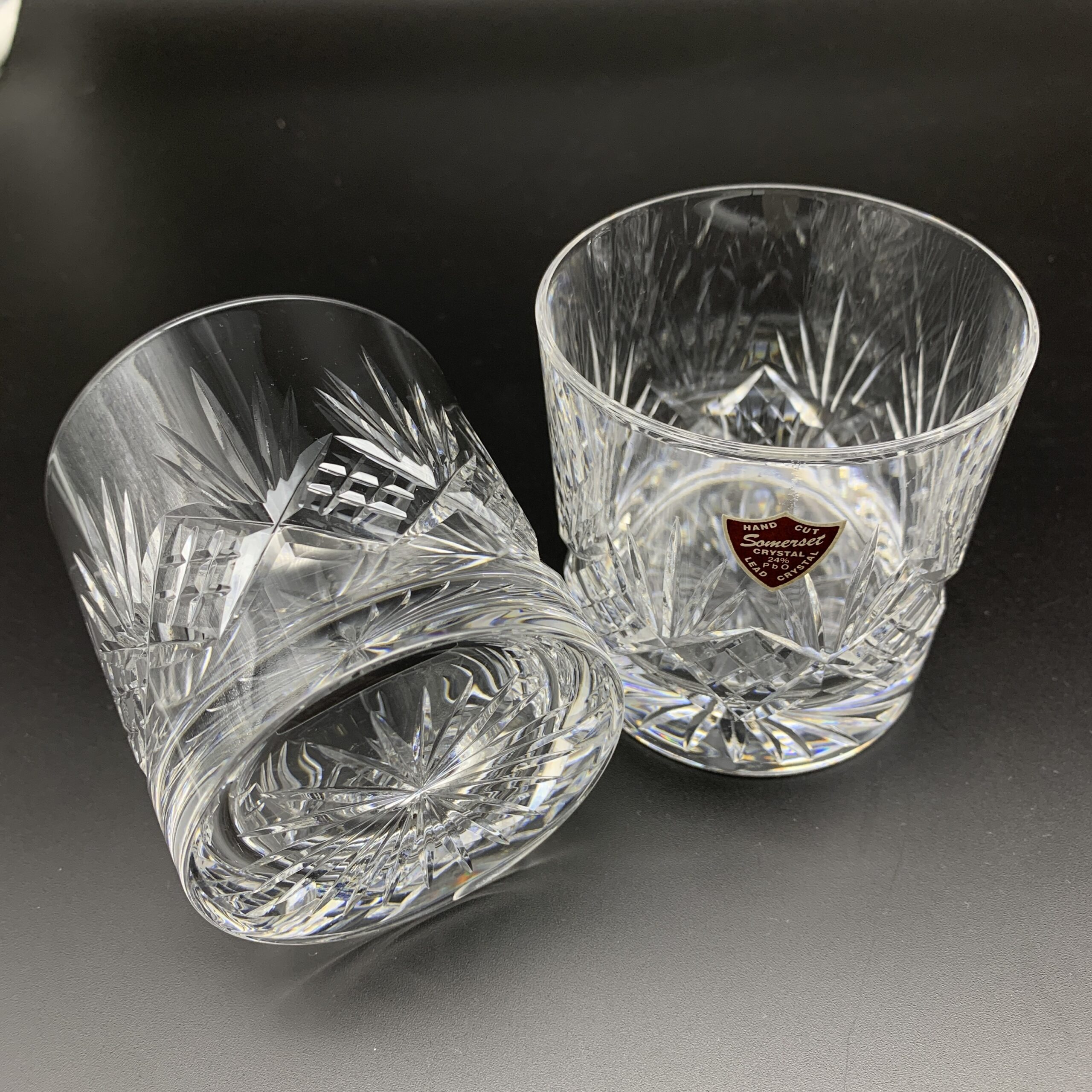 Six ‘Somerset Crystal’ Whisky Glasses - Image 4