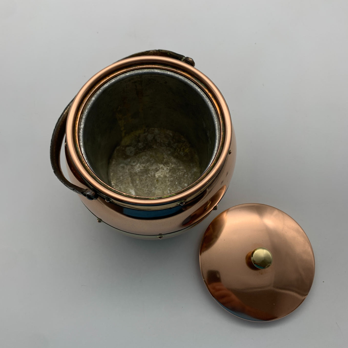 1940/50's English Copper & Brass Ice Bucket - Keepsakes