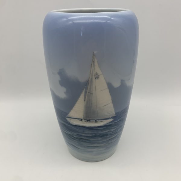 Royal Copenhagen ‘Sailboat’ Vase