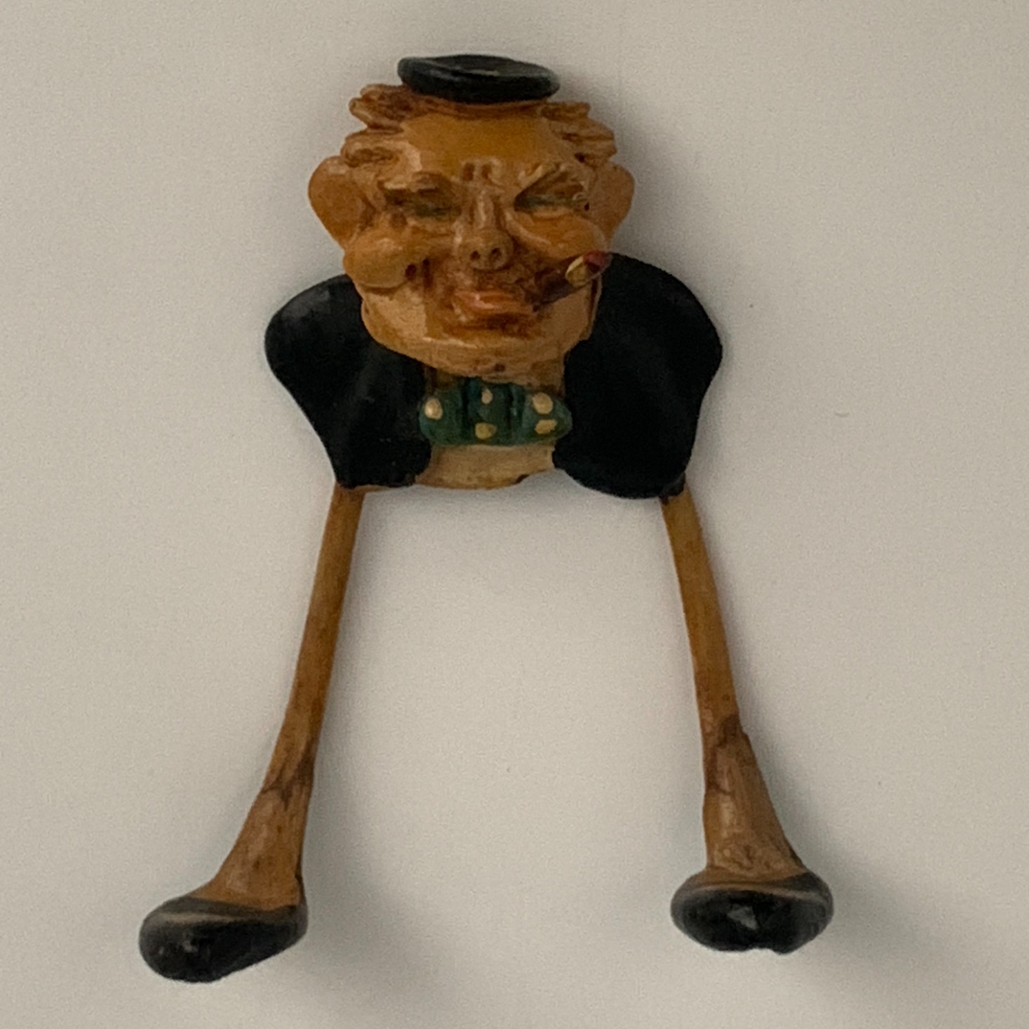 Rare 1940’s Winston Churchill ‘Wishbone’ Figure (R. Whiting) - Image 5