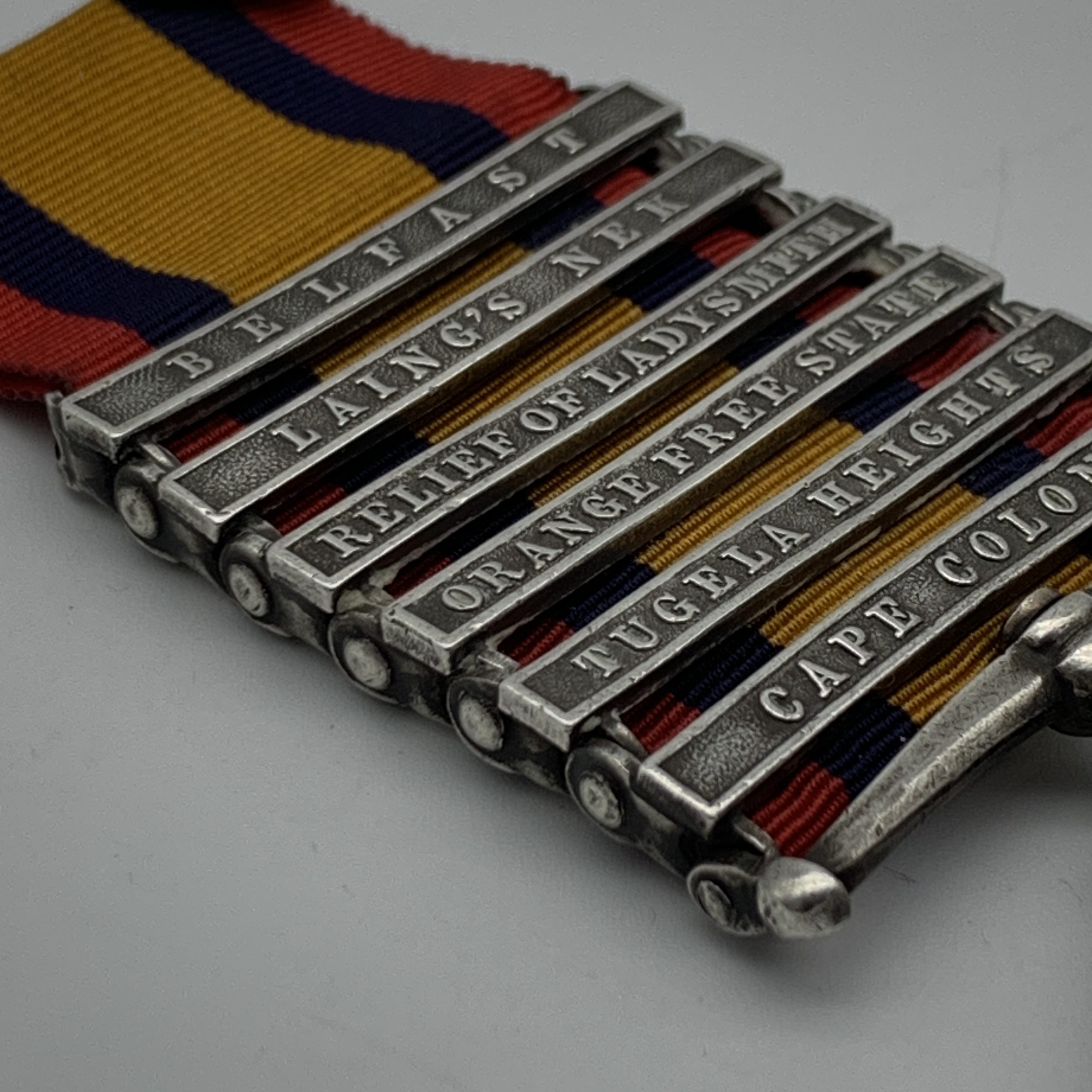 Boer War – Q.S.A. Medal ‘S. SERJT. W. WINDOW’ (6 Clasps) ‘S.A. LT. HORSE’ - Image 3