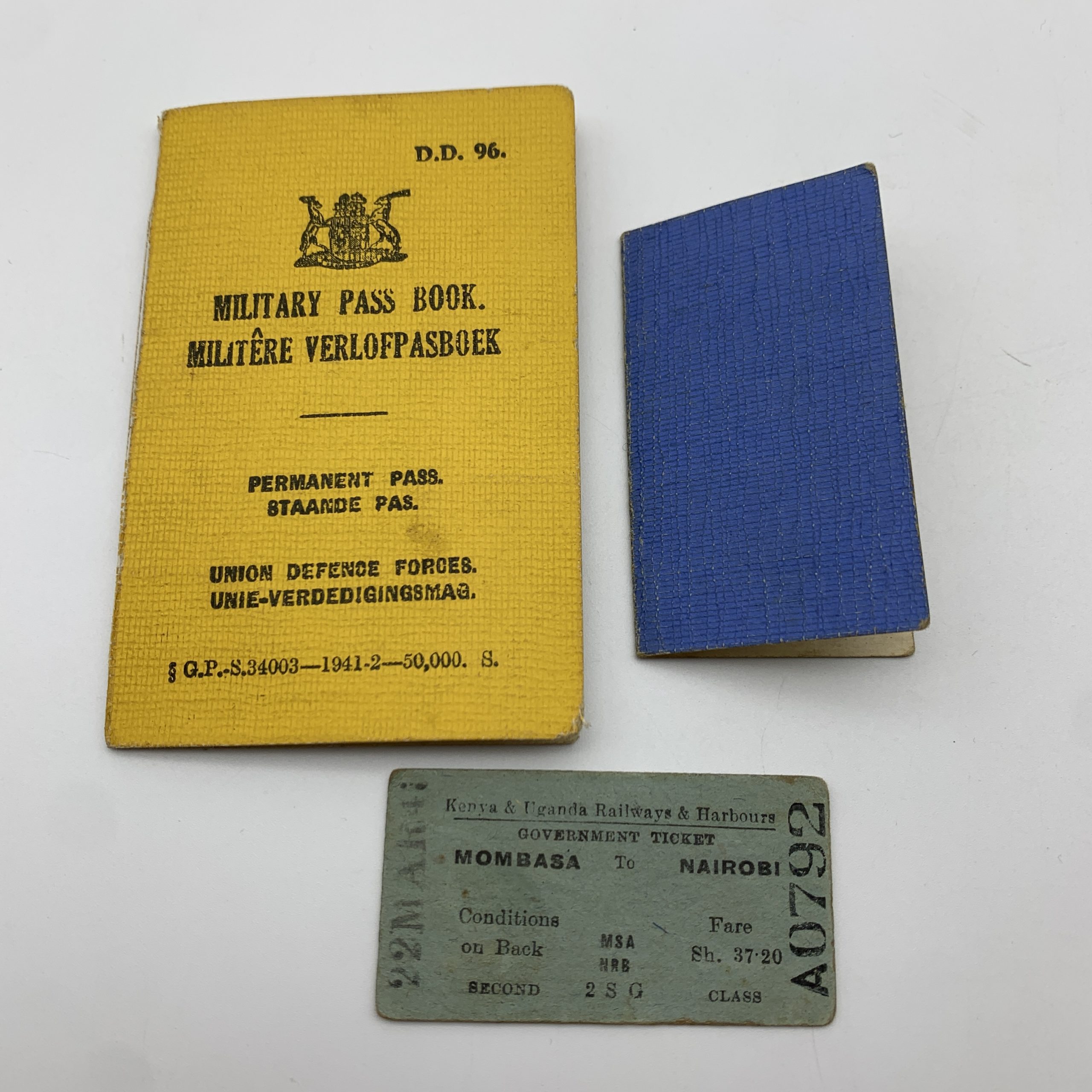 WW2 – S. African Medal Pair to ‘A.F. RYAN’ (Incl. Documents) - Image 5