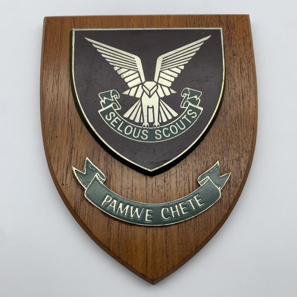 Rhodesian Army Special Forces ‘Selous Scouts’ Wall Plaque