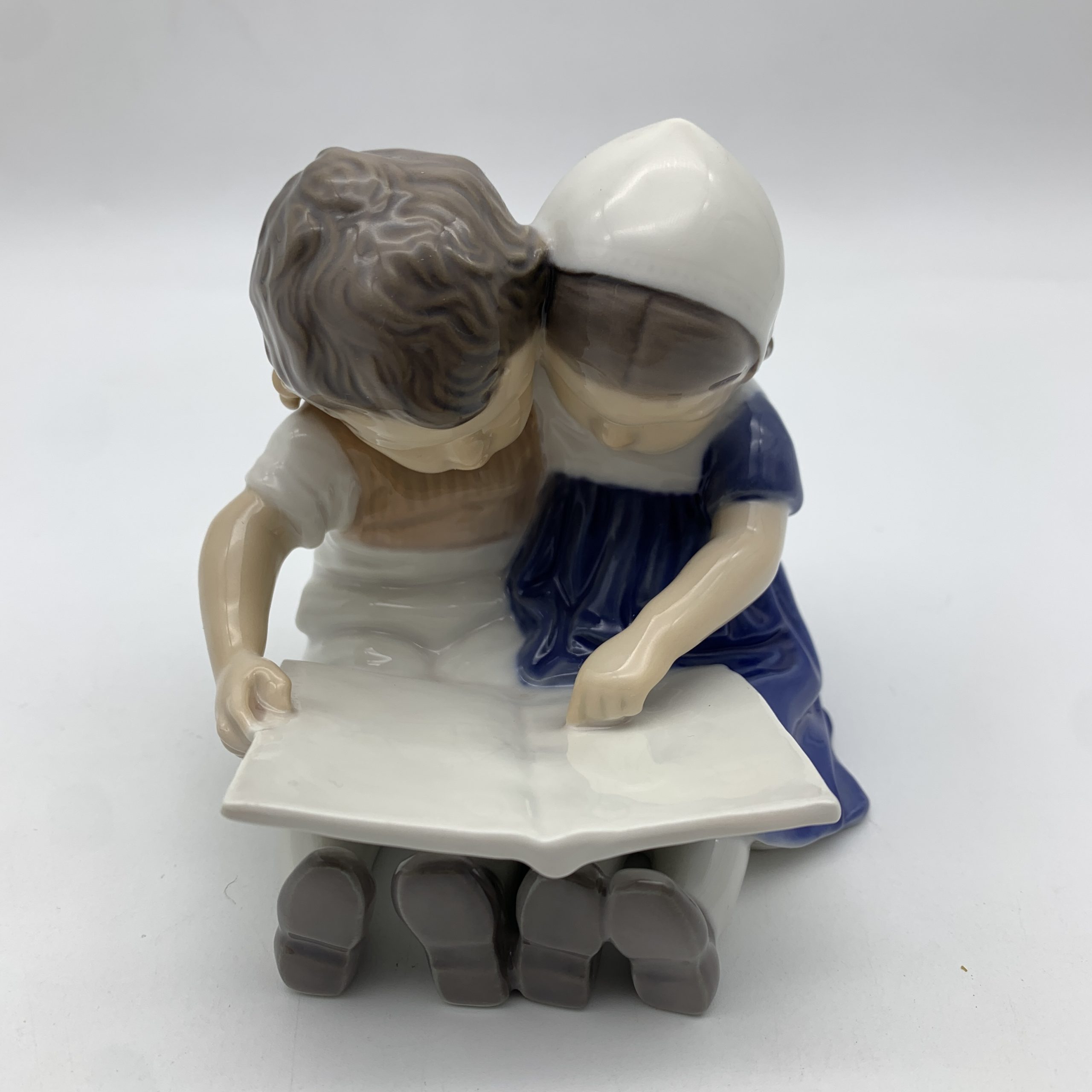 1950’s Bing & Grondahl ‘Children Reading’ Figurine - Image 5