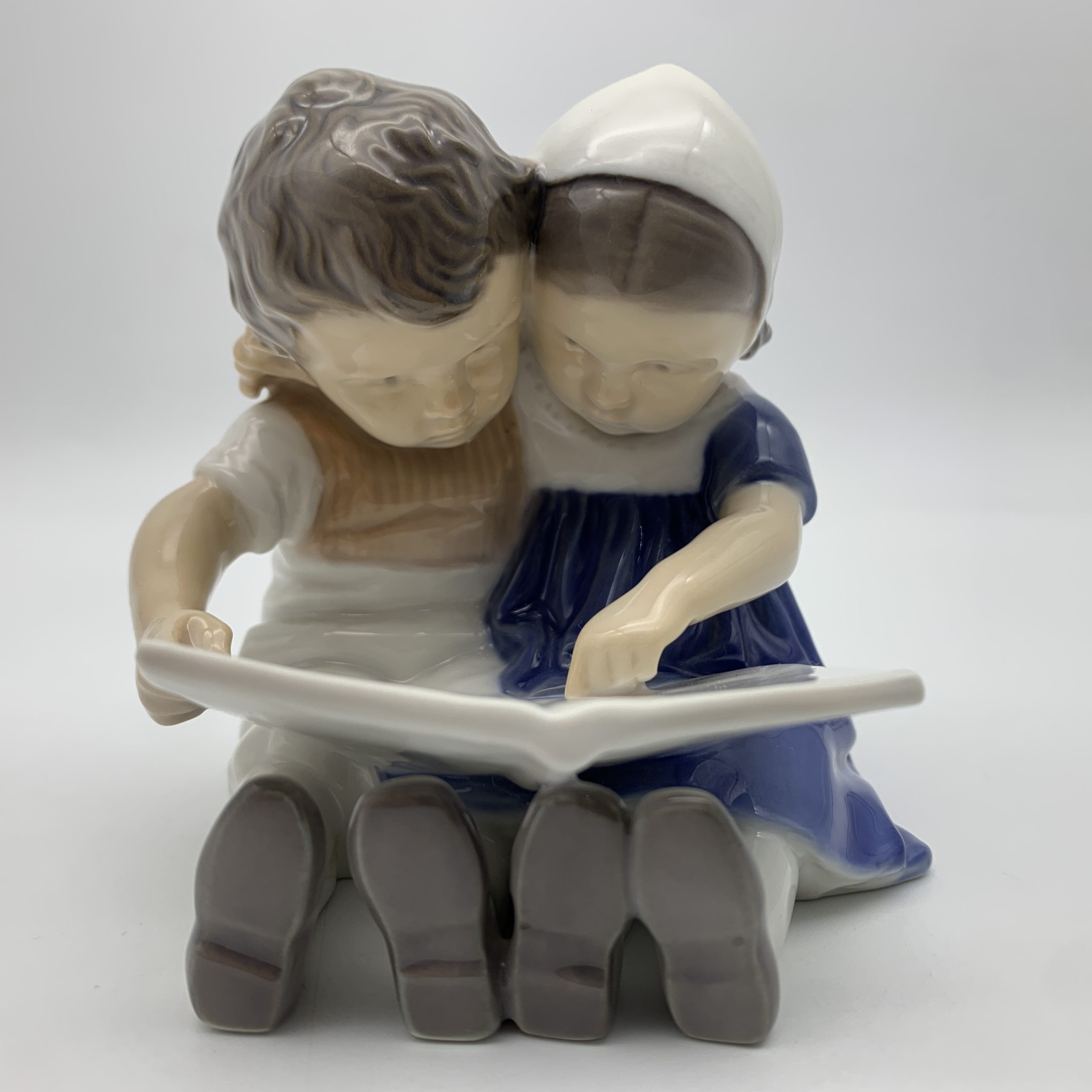 1950’s Bing & Grondahl ‘Children Reading’ Figurine