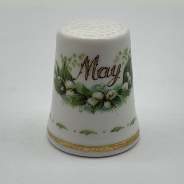 Royal Albert ‘Flower of the Month’ Thimble (May)