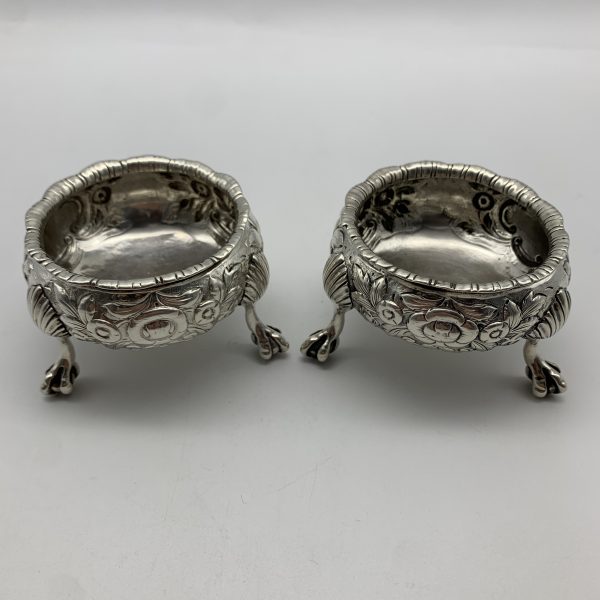 Victorian Pair of ‘Irish Silver’ Salt Cellars (1846)
