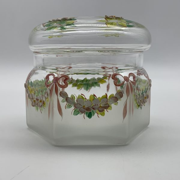 Small Venetian Moriage ‘Creazioni’ Art Glass Bowl & Lid