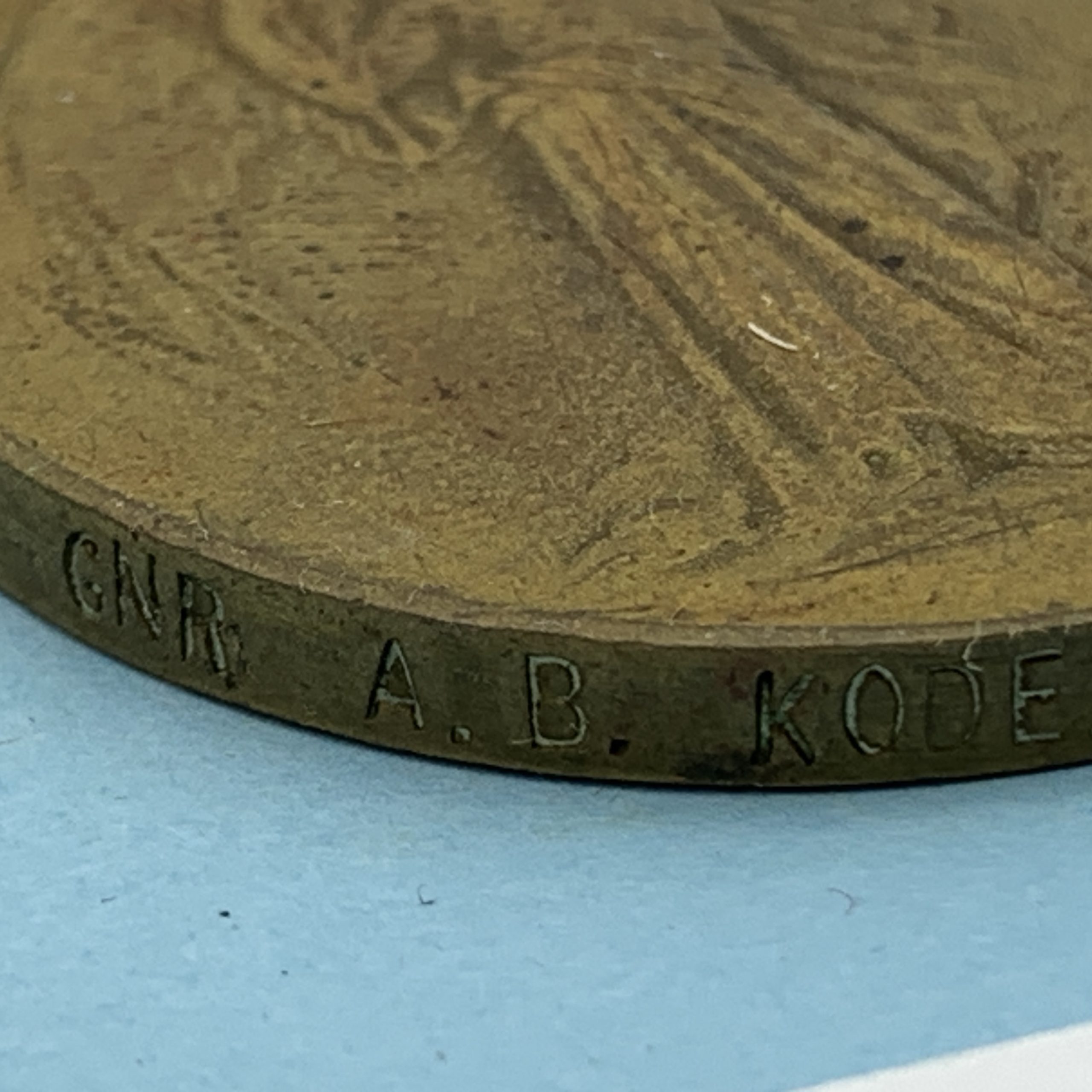 WW1 Medal Trio - ‘Gnr. A.B. Kode’ (Durban Garrison Artillery) - Image 10