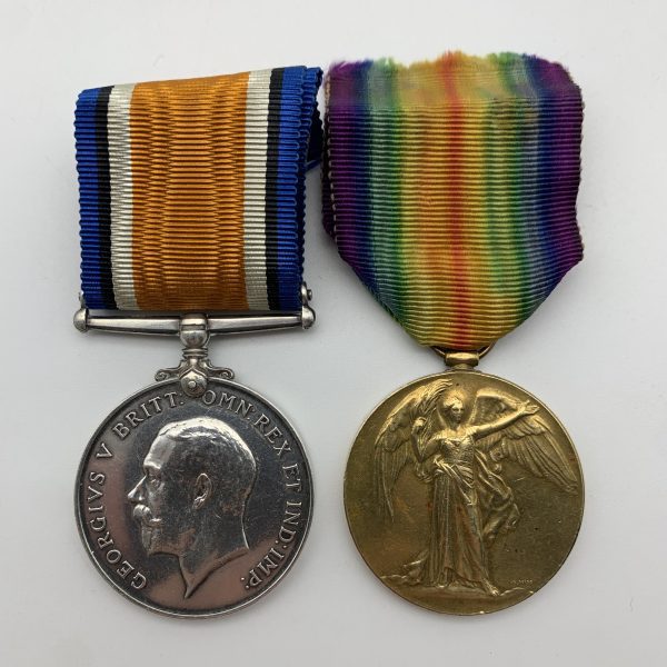 WW1 Medal Pair to ‘CPL. R. DAVIS’ (E. AFR. L.C.)