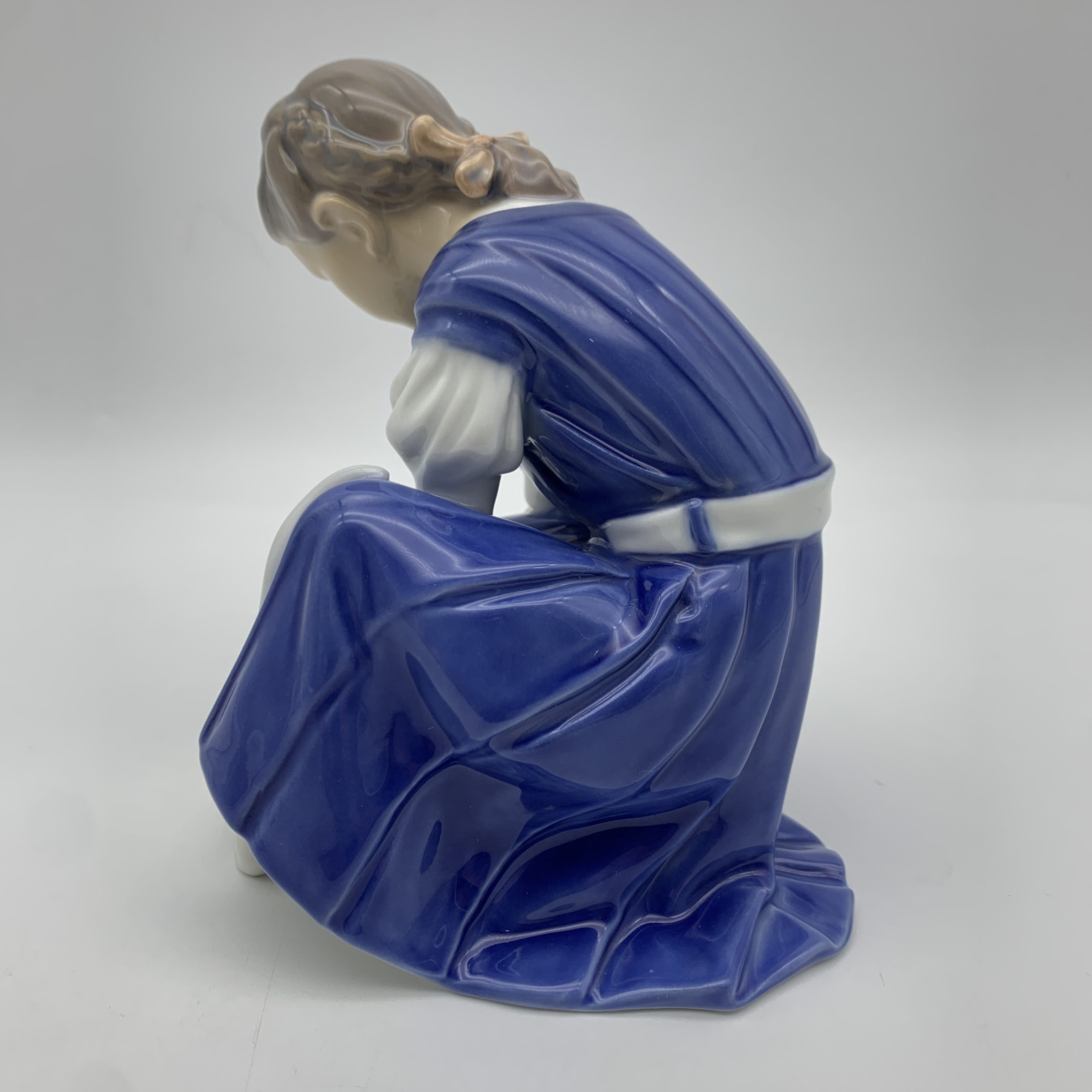 1960’s Bing & Grondahl ‘Only One Drop’ Girl & Cat Figurine - Image 2