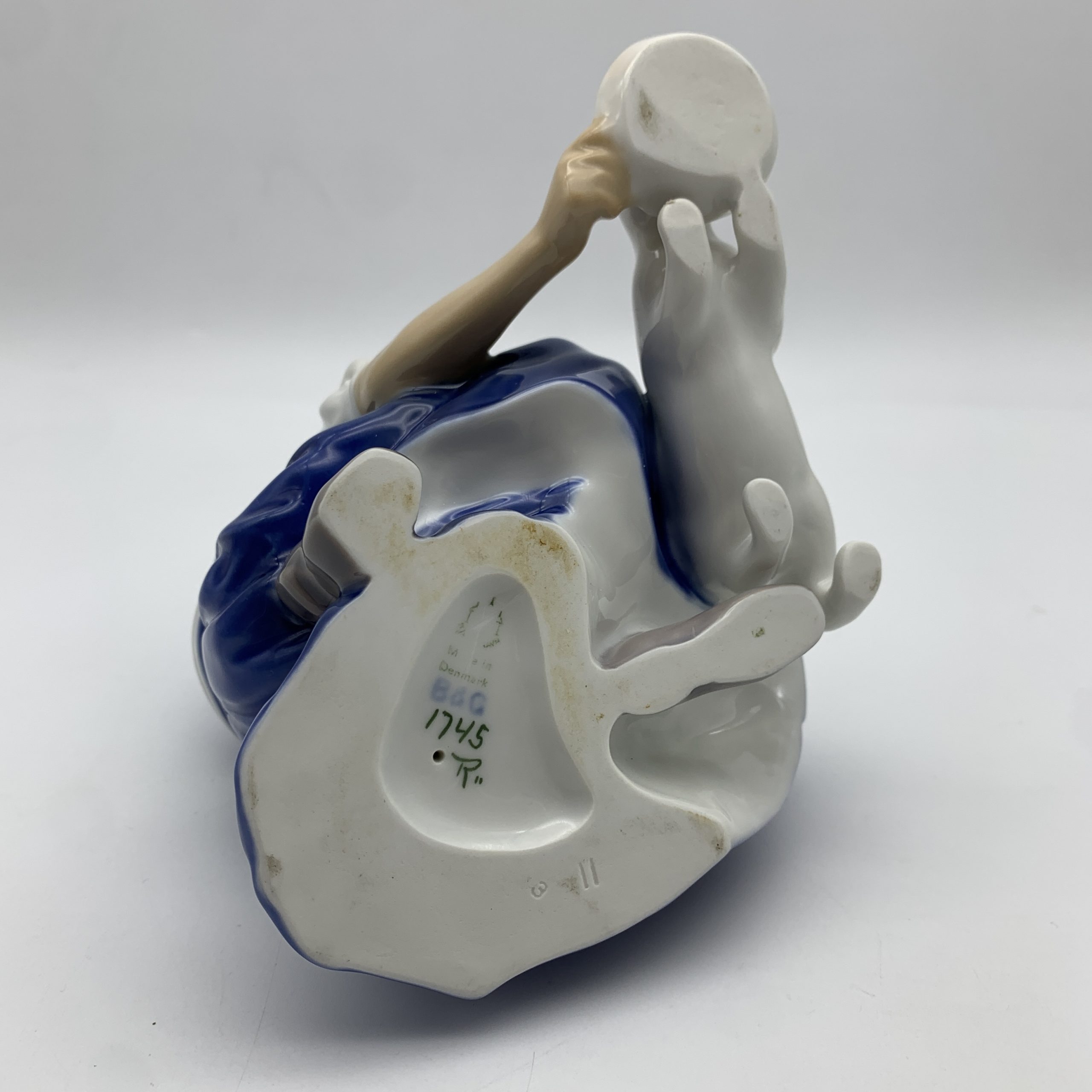 1960’s Bing & Grondahl ‘Only One Drop’ Girl & Cat Figurine - Image 6