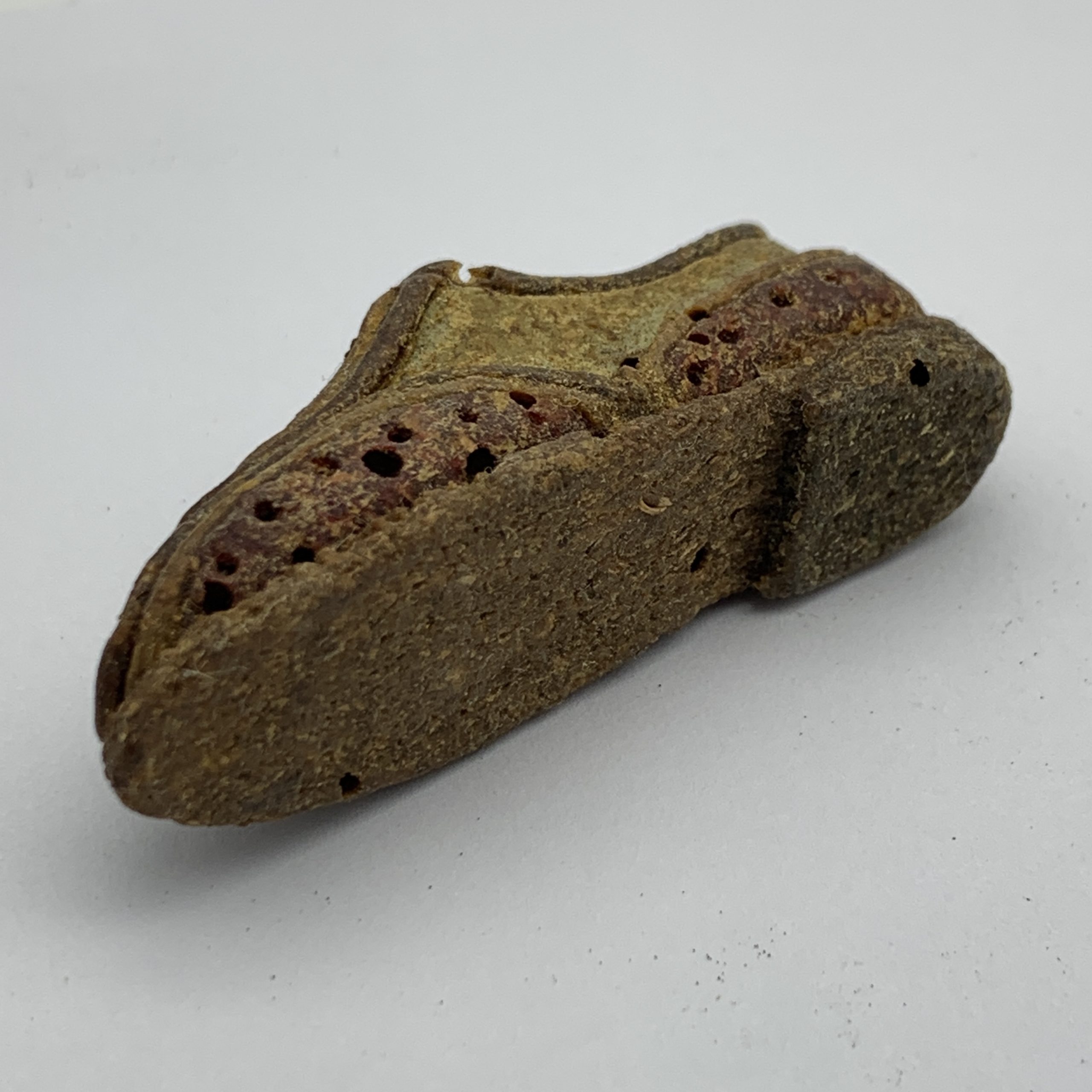 WW2 – Rare ‘P.O.W’ Miniature Bread Dough Shoes - Image 10