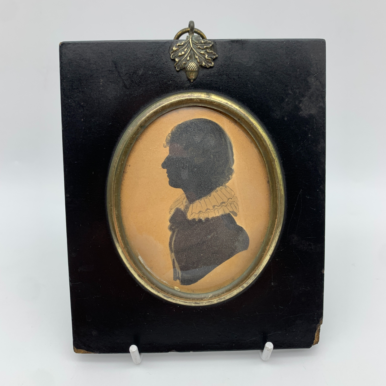 Victorian Silhouette Portrait of a Young Lady