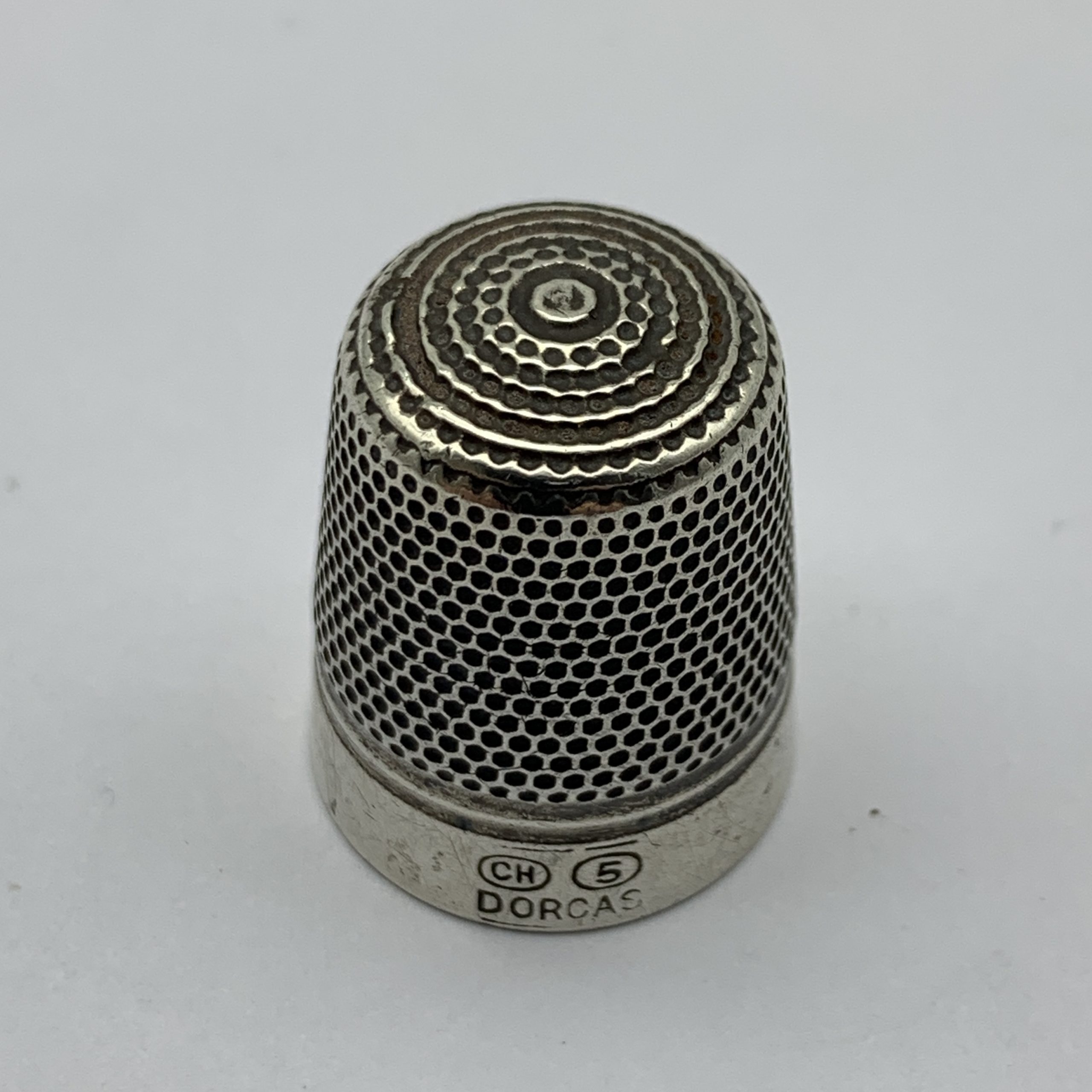 Antique Acorn Thimble Holder & Thimble - Image 5