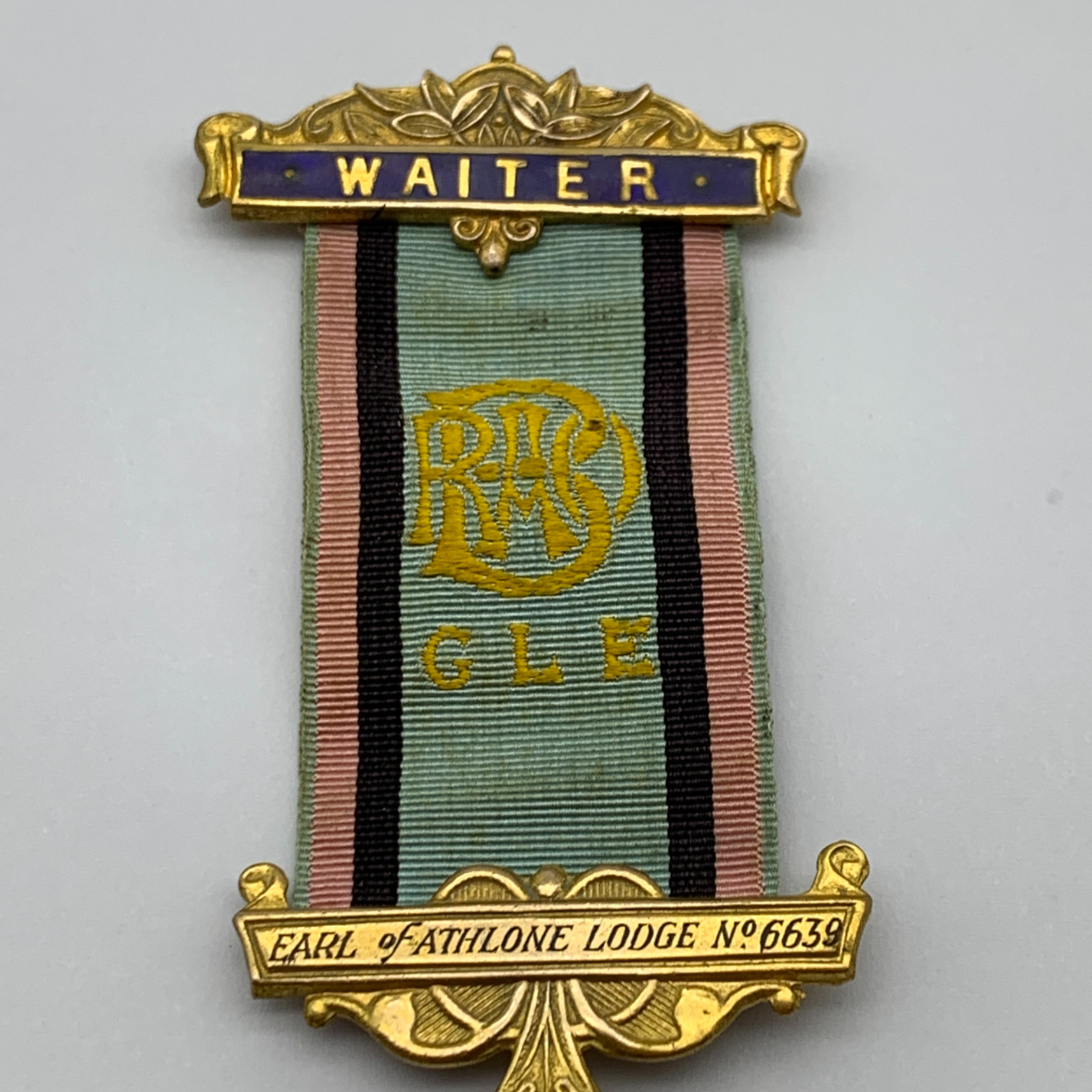 Solid Silver & Enamel ‘R.A.O.B.’ Medal (Earl of Athlone Lodge) - Image 3
