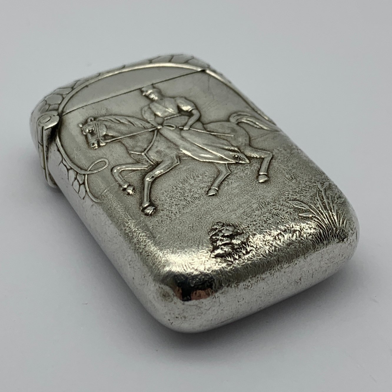 Antique ‘Equestrian’ Vesta Case - Image 5