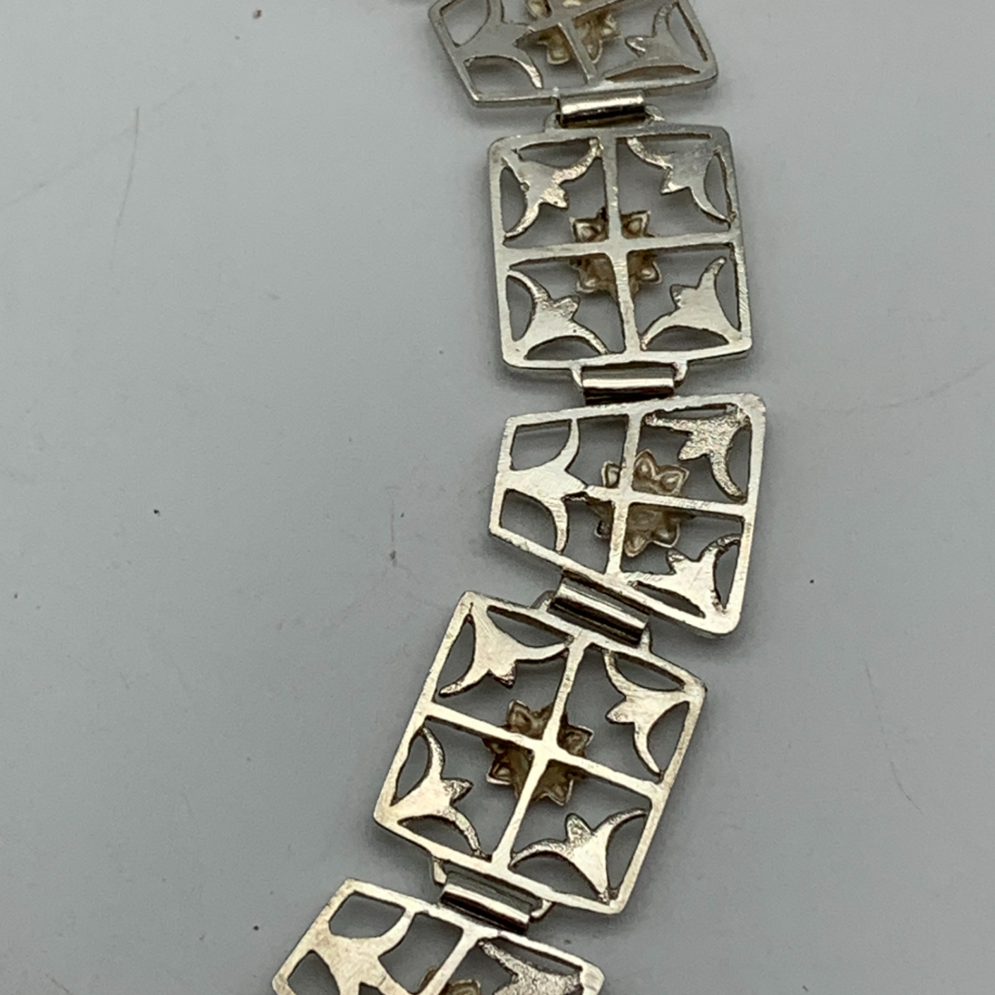 Fabulous Solid Silver 1950’s Choker Necklace - Image 7