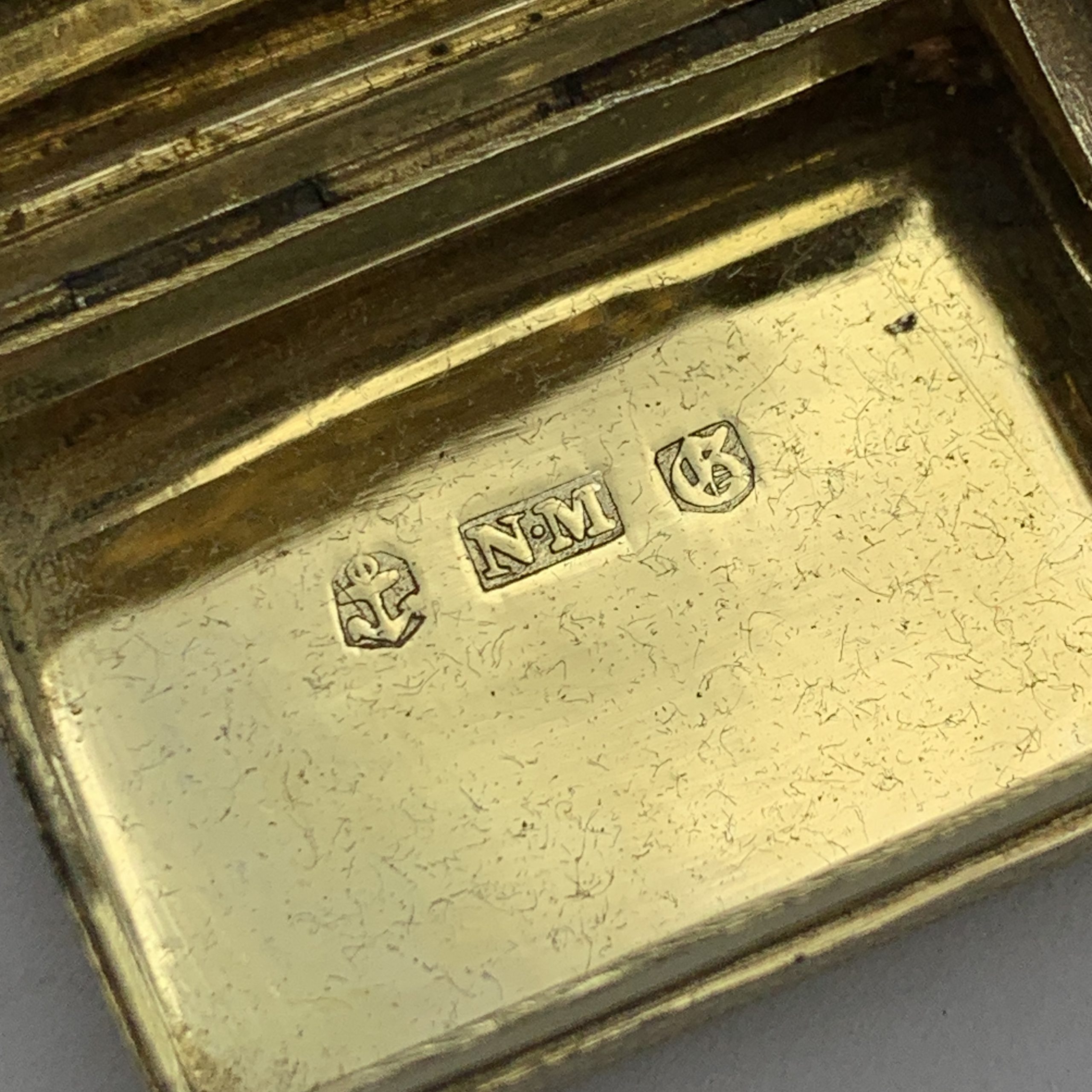 Early Victorian Silver-Gilt Vinaigrette (Nathaniel Mills) - Image 9