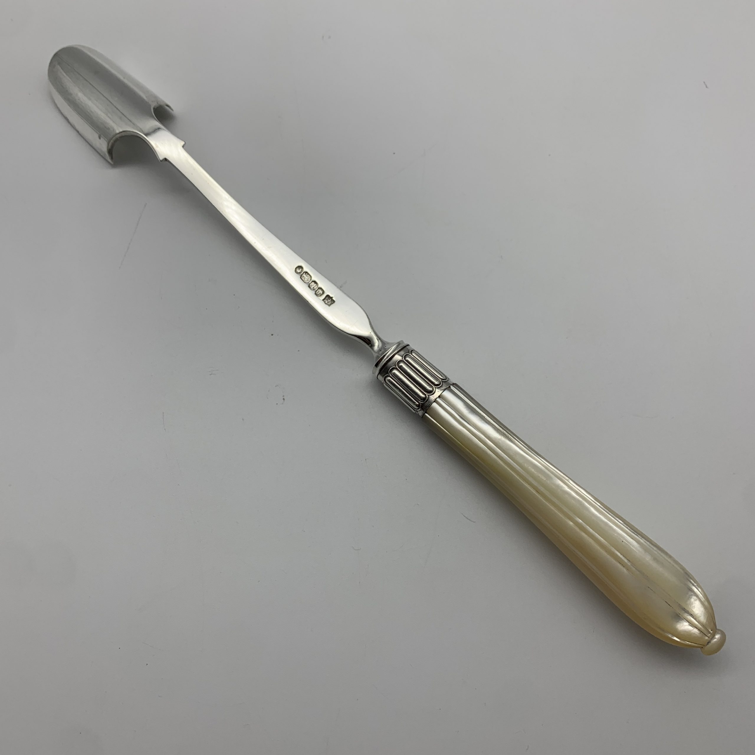 Victorian Solid Silver ‘Stilton Cheese Scoop’ (1861) - Image 4