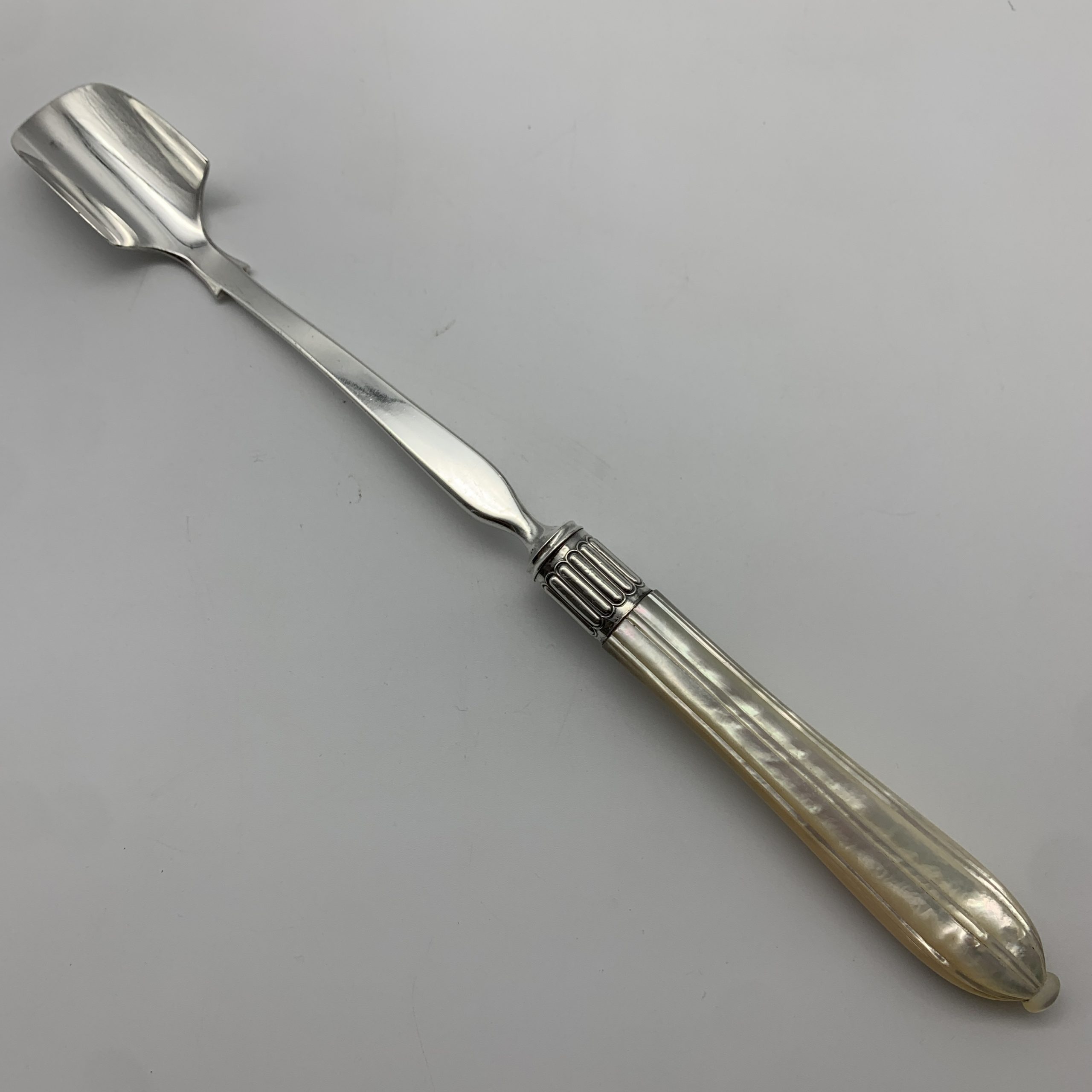 Victorian Solid Silver ‘Stilton Cheese Scoop’ (1861)