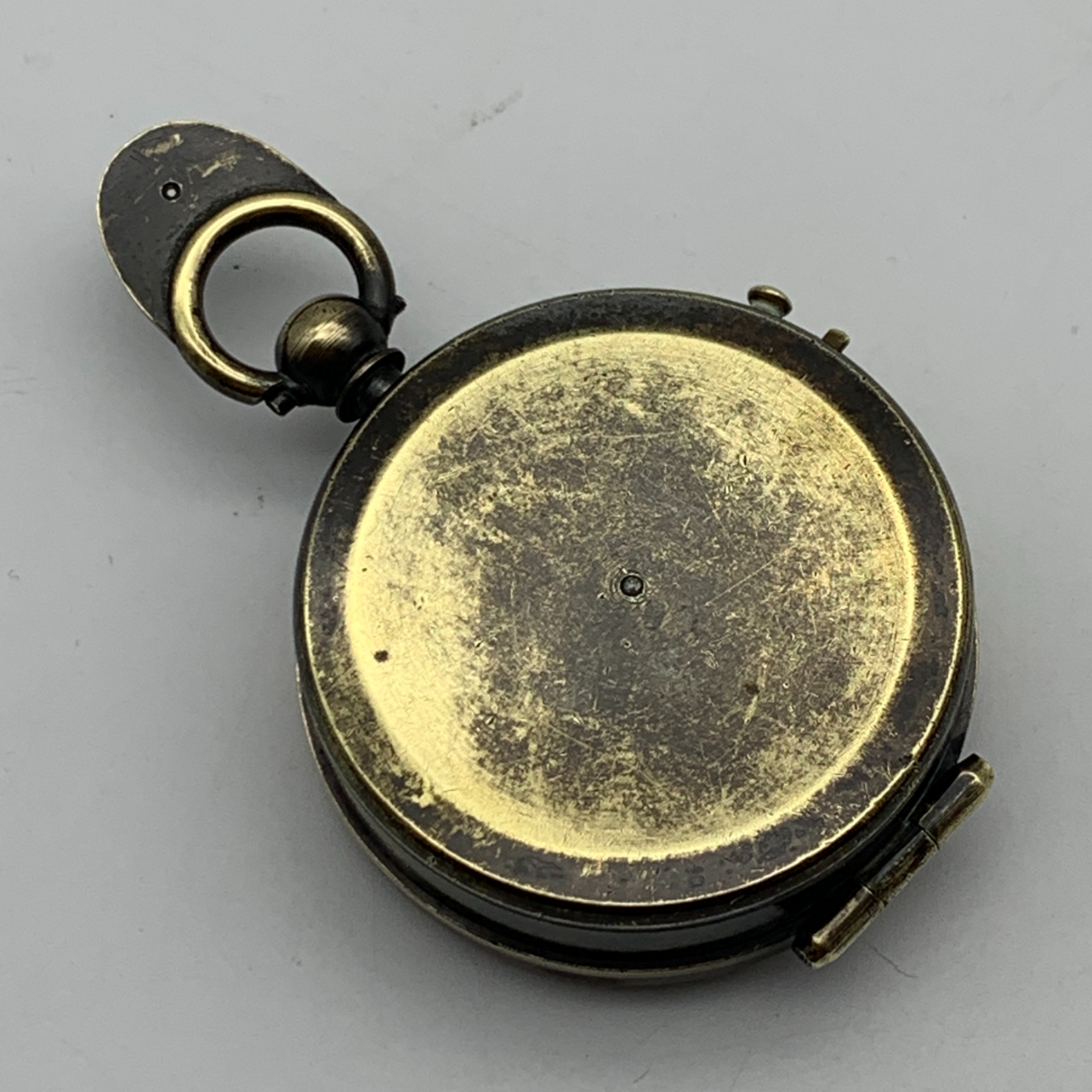 Unusual Antique Brass Cased Compass - Image 9