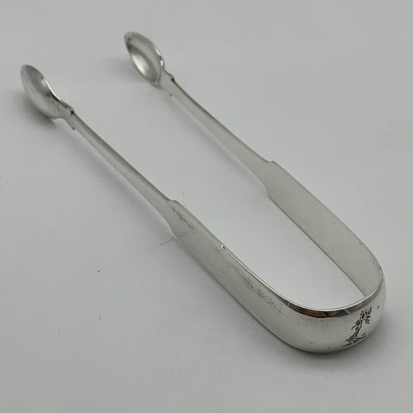 Antique Irish ‘George III’ Silver Sugar Tongs (1807)