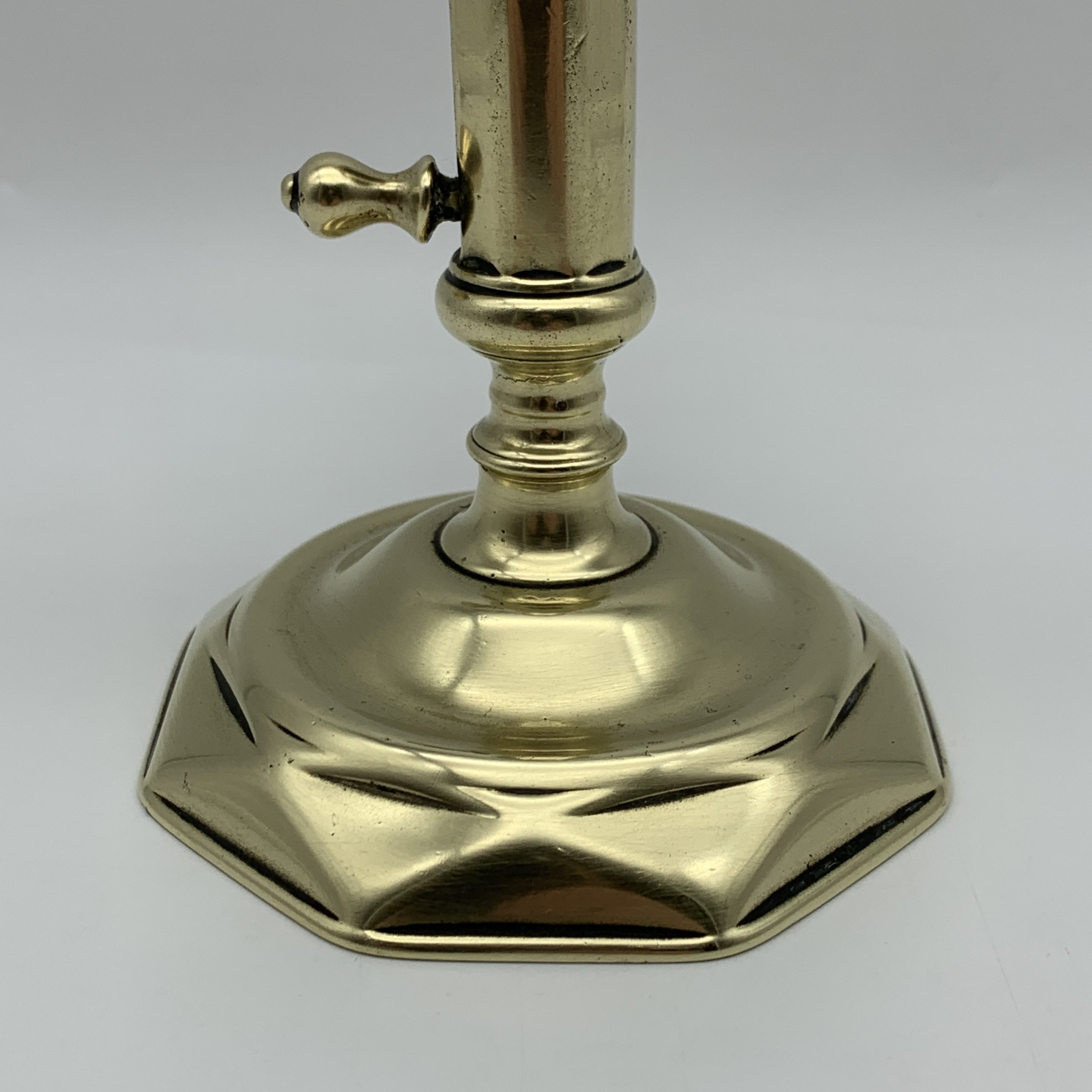 Antique Brass ‘Height Adjuster’ Candlestick - Image 2